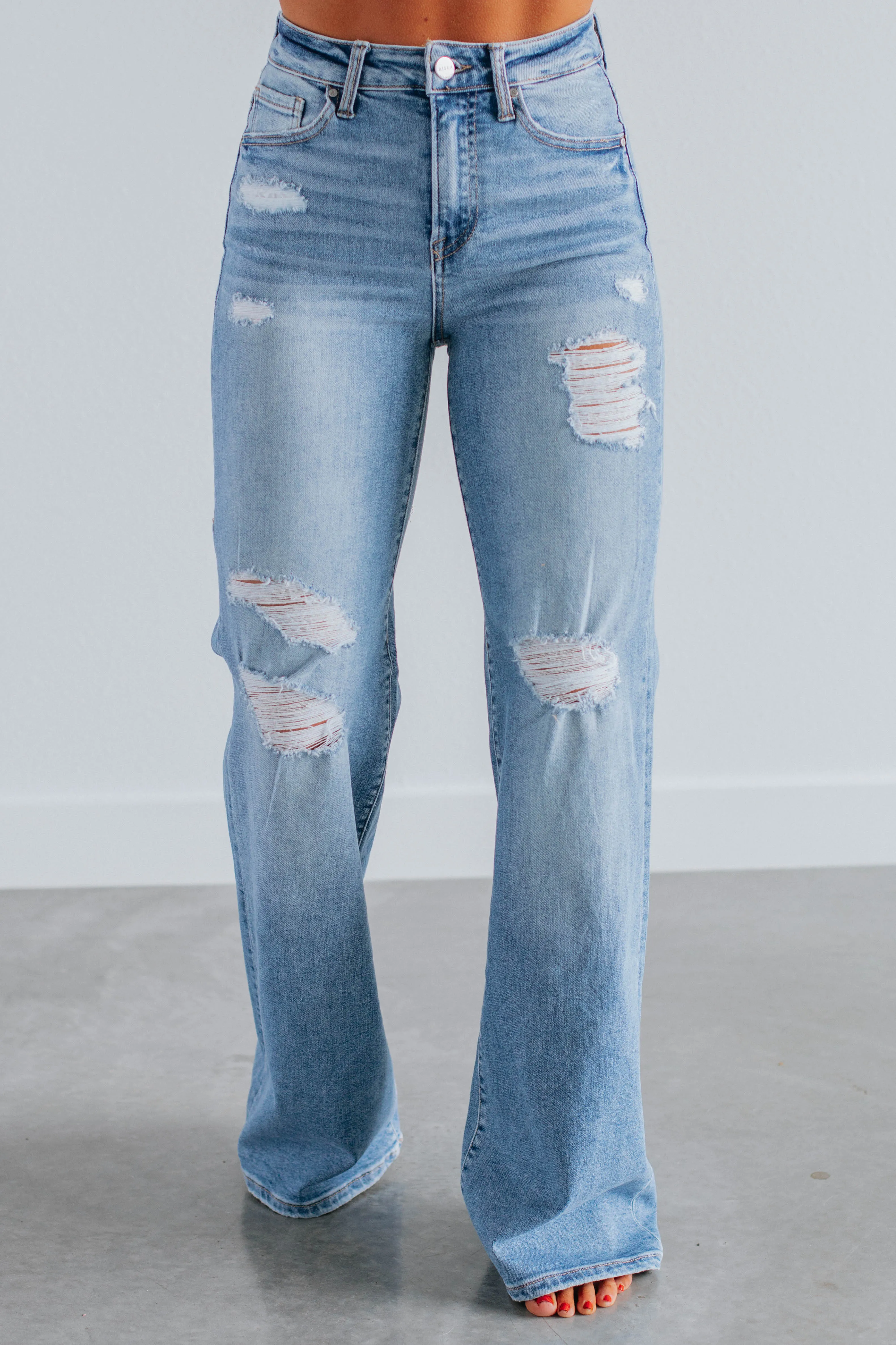 Kimora Risen Jeans - Medium Wash,Jeans Women