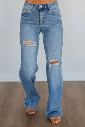 Kinsley Risen Jeans - Medium Wash,Jeans Women