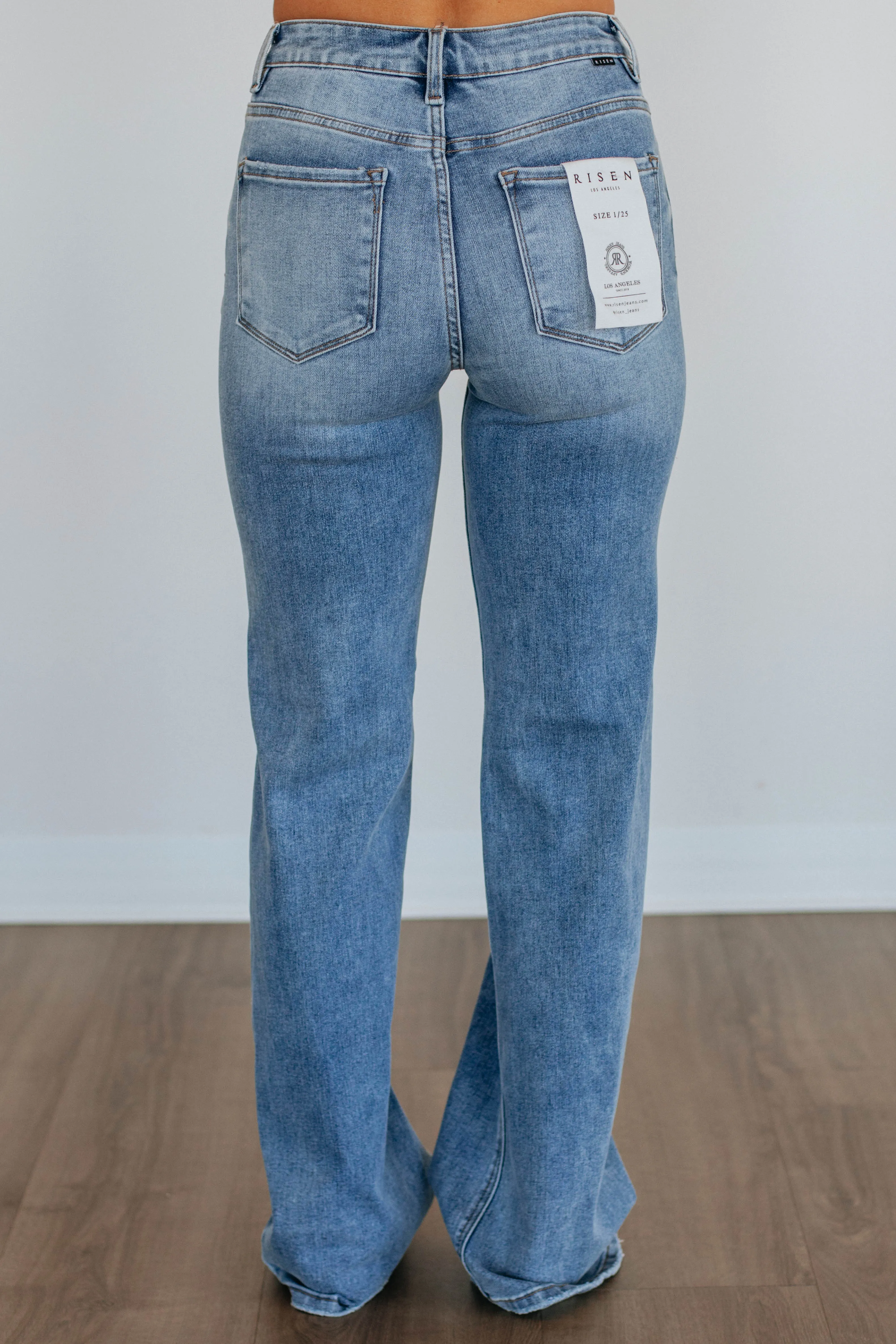 Kinsley Risen Jeans - Medium Wash,Jeans Women