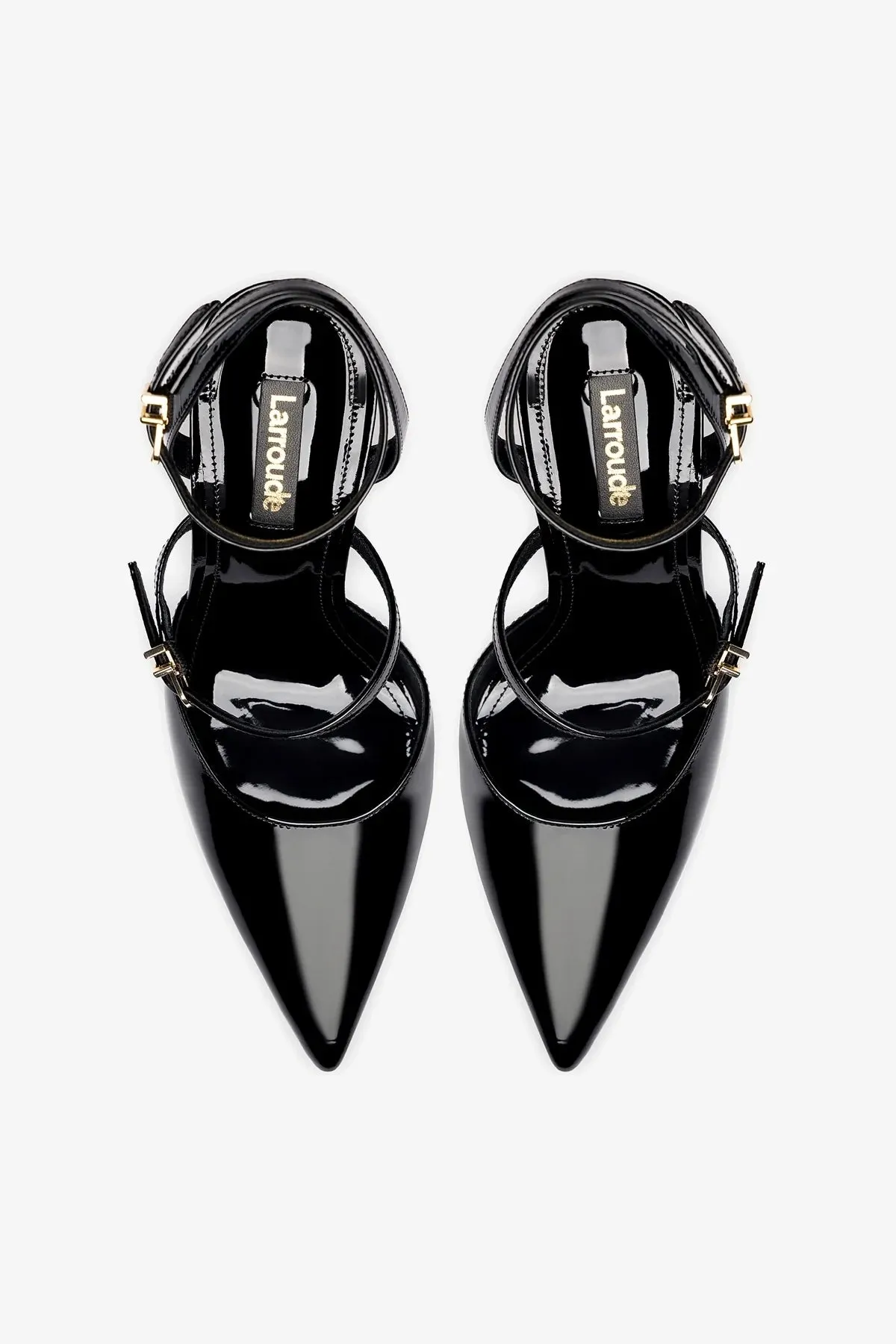 Kris Pump In Black Patent Leather,Women Heel