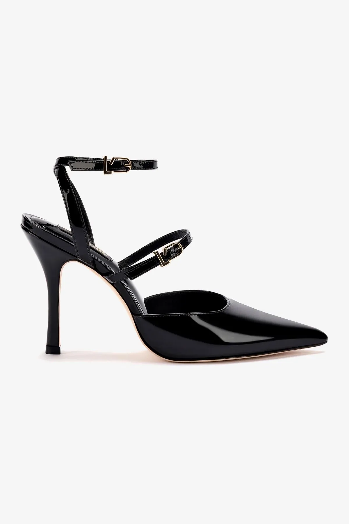Kris Pump In Black Patent Leather,Women Heel