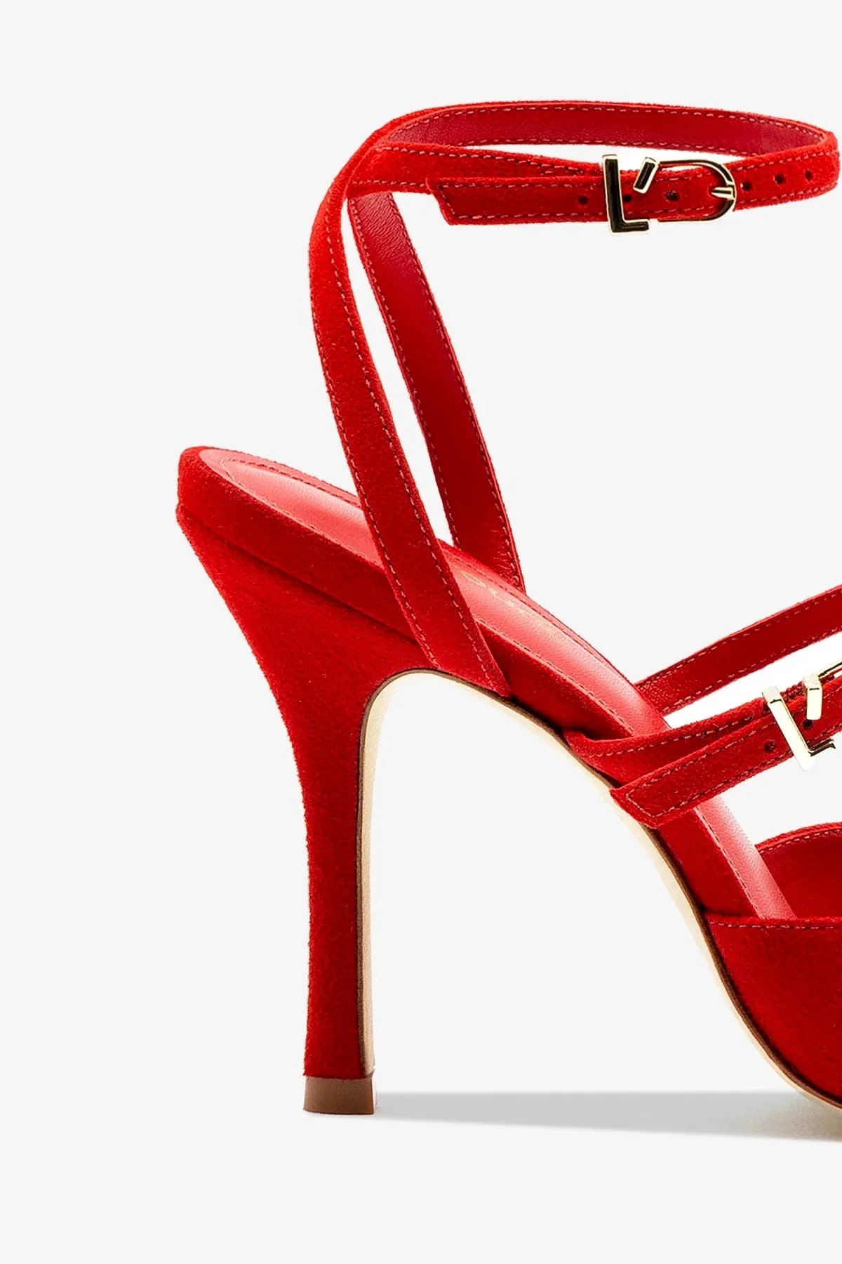 Kris Pump In Scarlet Suede,Women Heel