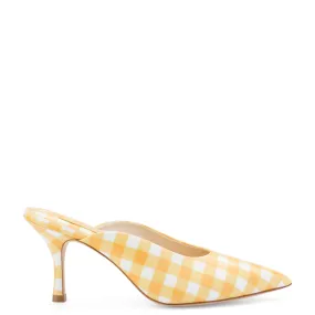 Lady Pump In Sun Plaid Patent Leather,Women Heel