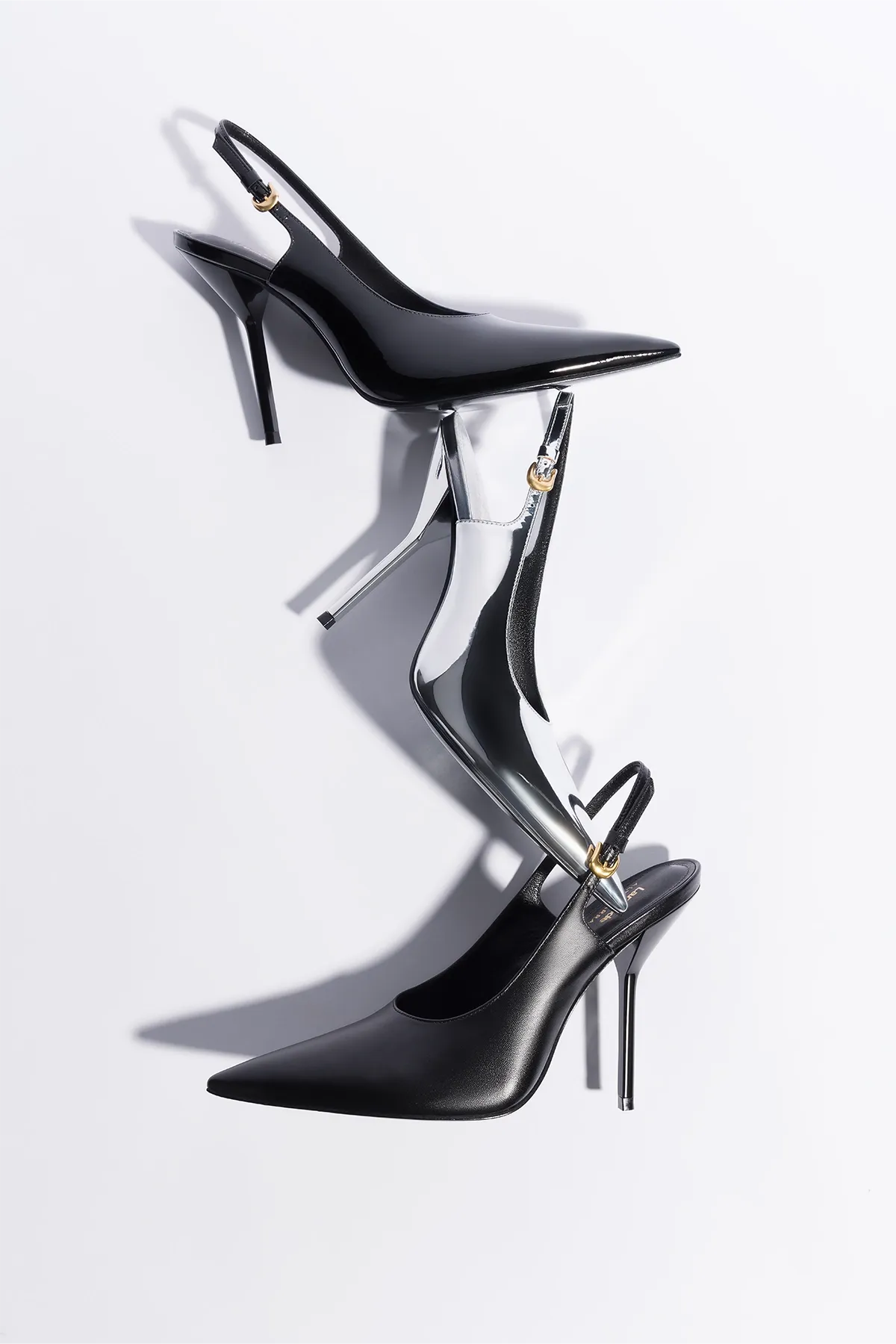 Larroud?? x Altuzarra Pump In Black Patent Leather,Women Heel