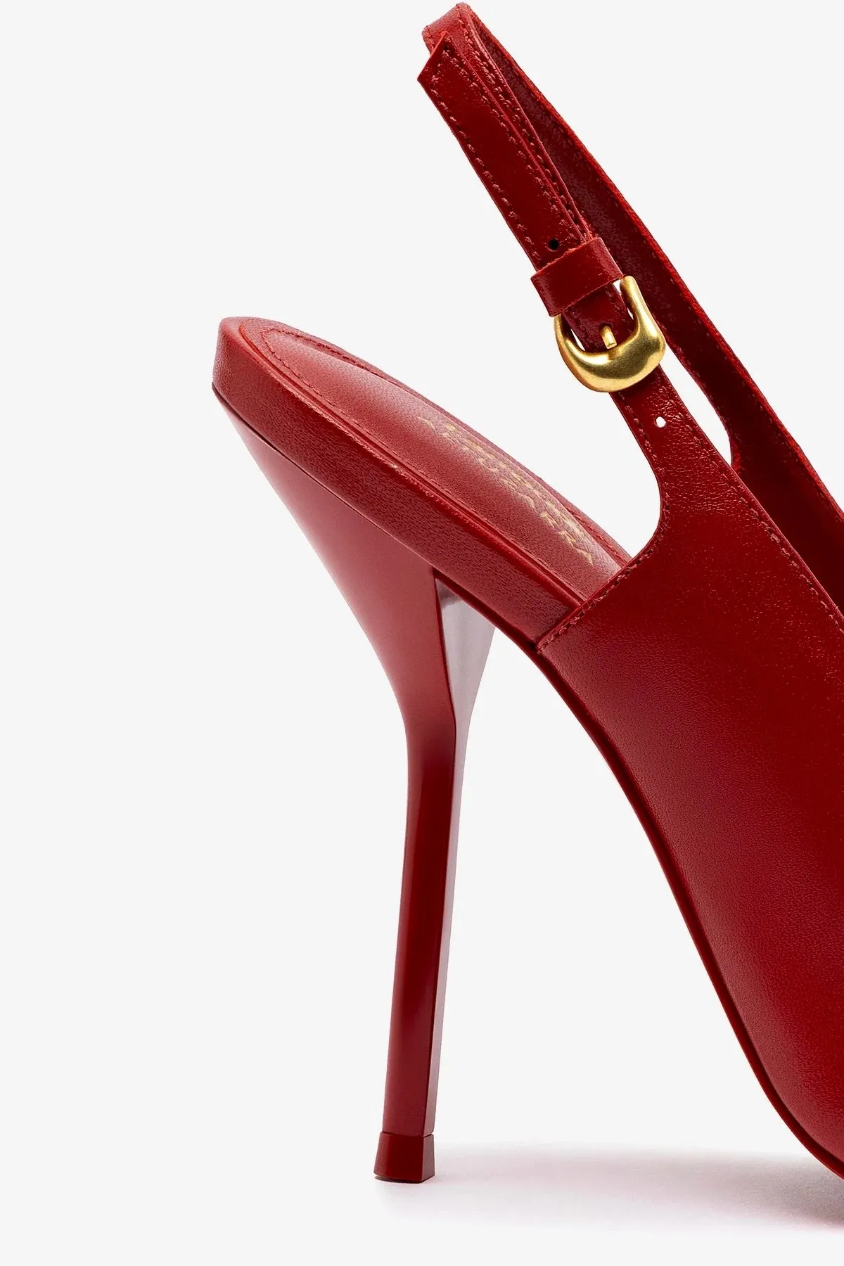 Larroud?? x Altuzarra Pump In Blood Red Leather,Women Heel