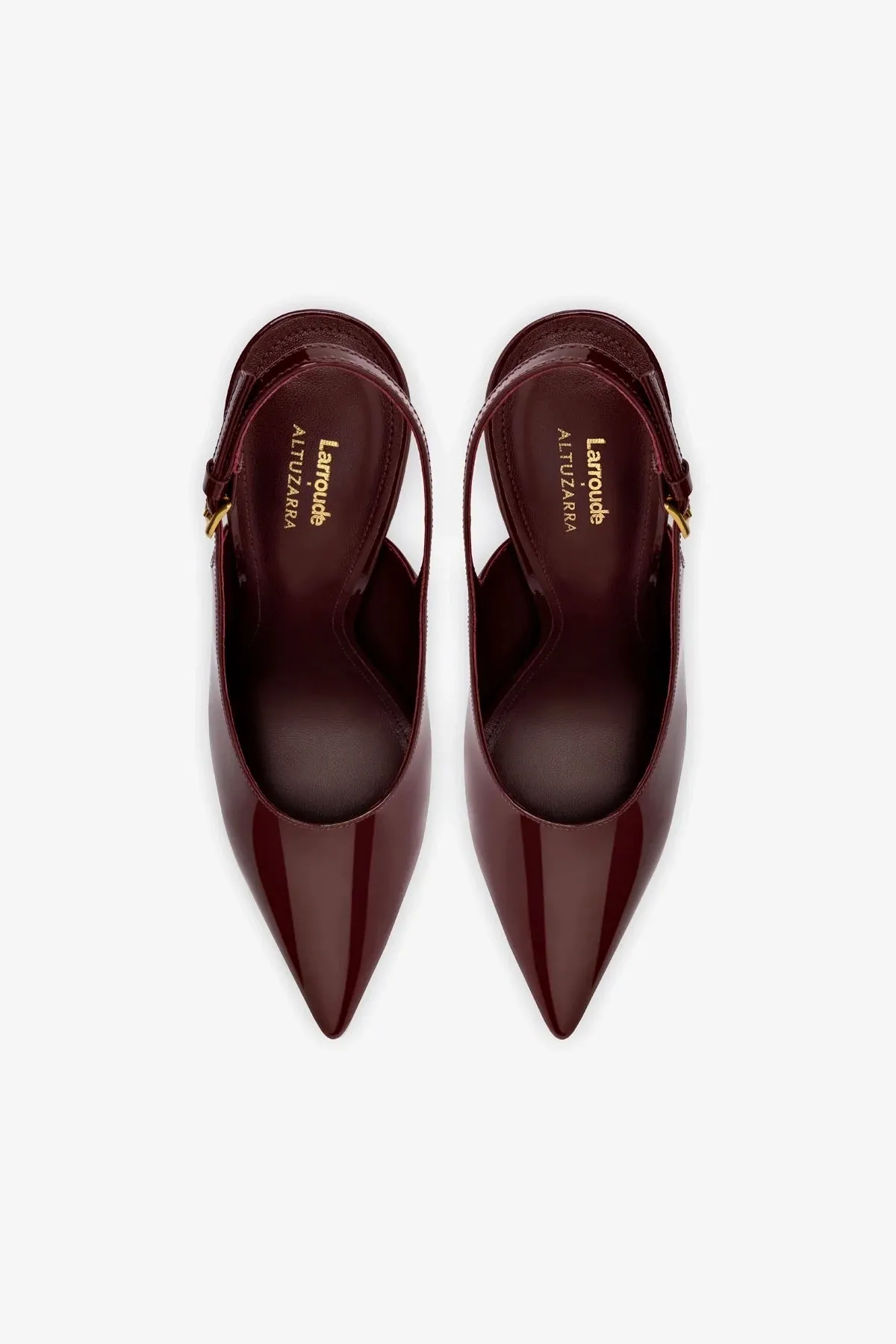 Larroud?? x Altuzarra Pump In Burgundy Patent Leather,Women Heel
