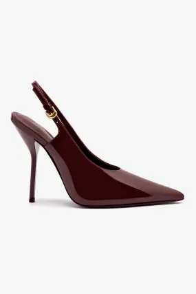 Larroud?? x Altuzarra Pump In Burgundy Patent Leather,Women Heel