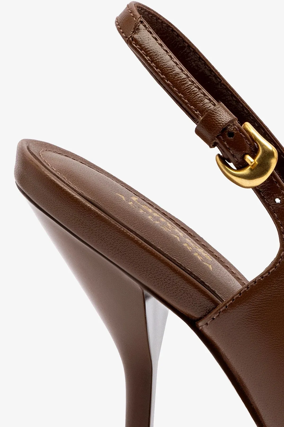 Larroud?? x Altuzarra Pump In Burnt Umber Leather,Women Heel