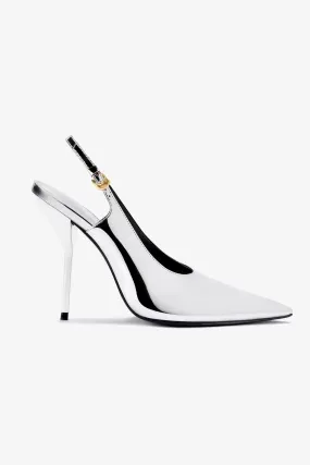 Larroud?? x Altuzarra Pump In Silver Specchio,Women Heel