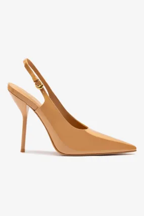Larroud?? x Altuzarra Pump In Tan Patent Leather,Women Heel