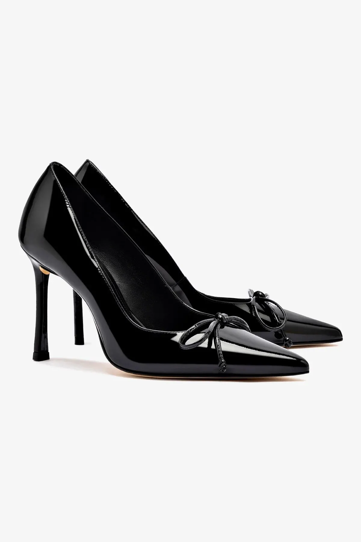 Linda Pump In Black Patent Leather,Women Heel