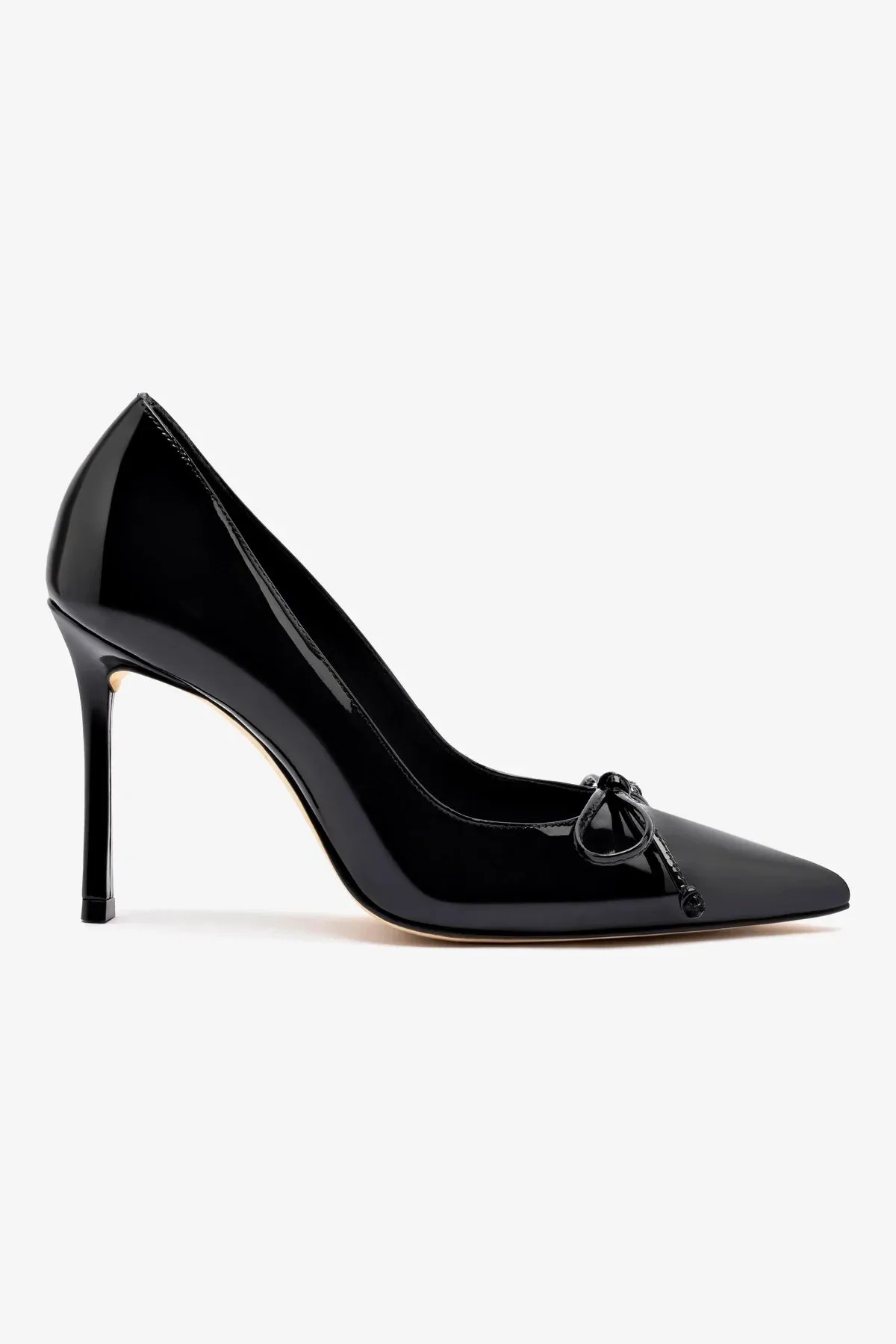 Linda Pump In Black Patent Leather,Women Heel