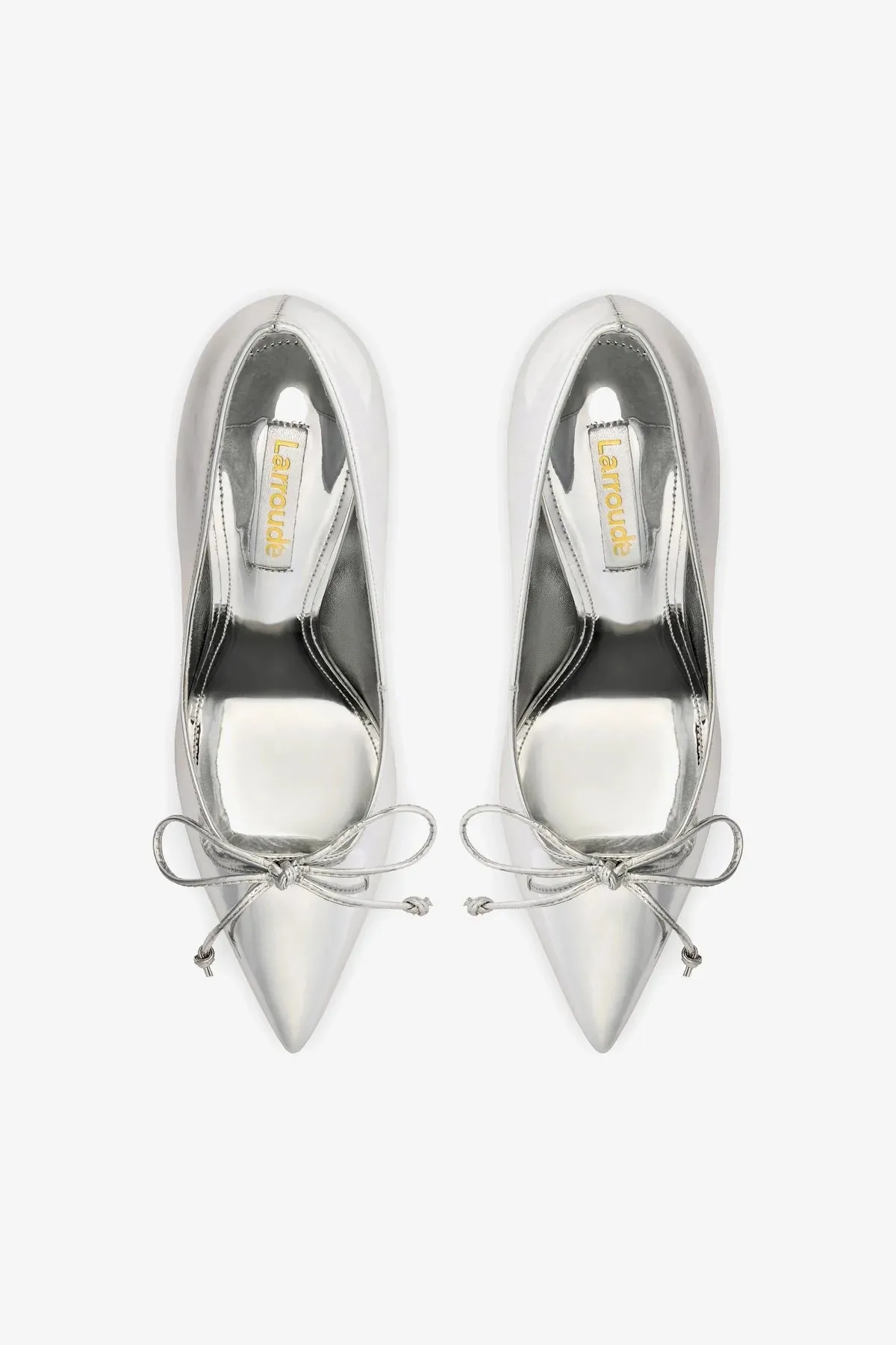 Linda Pump In Silver Specchio,Women Heel