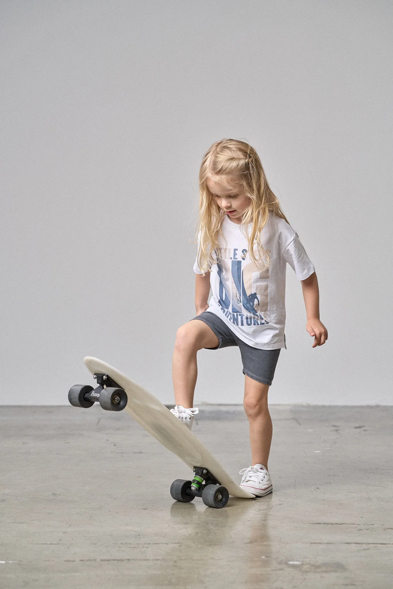 Little Steps, Big Adventures Waves Tee,Kids