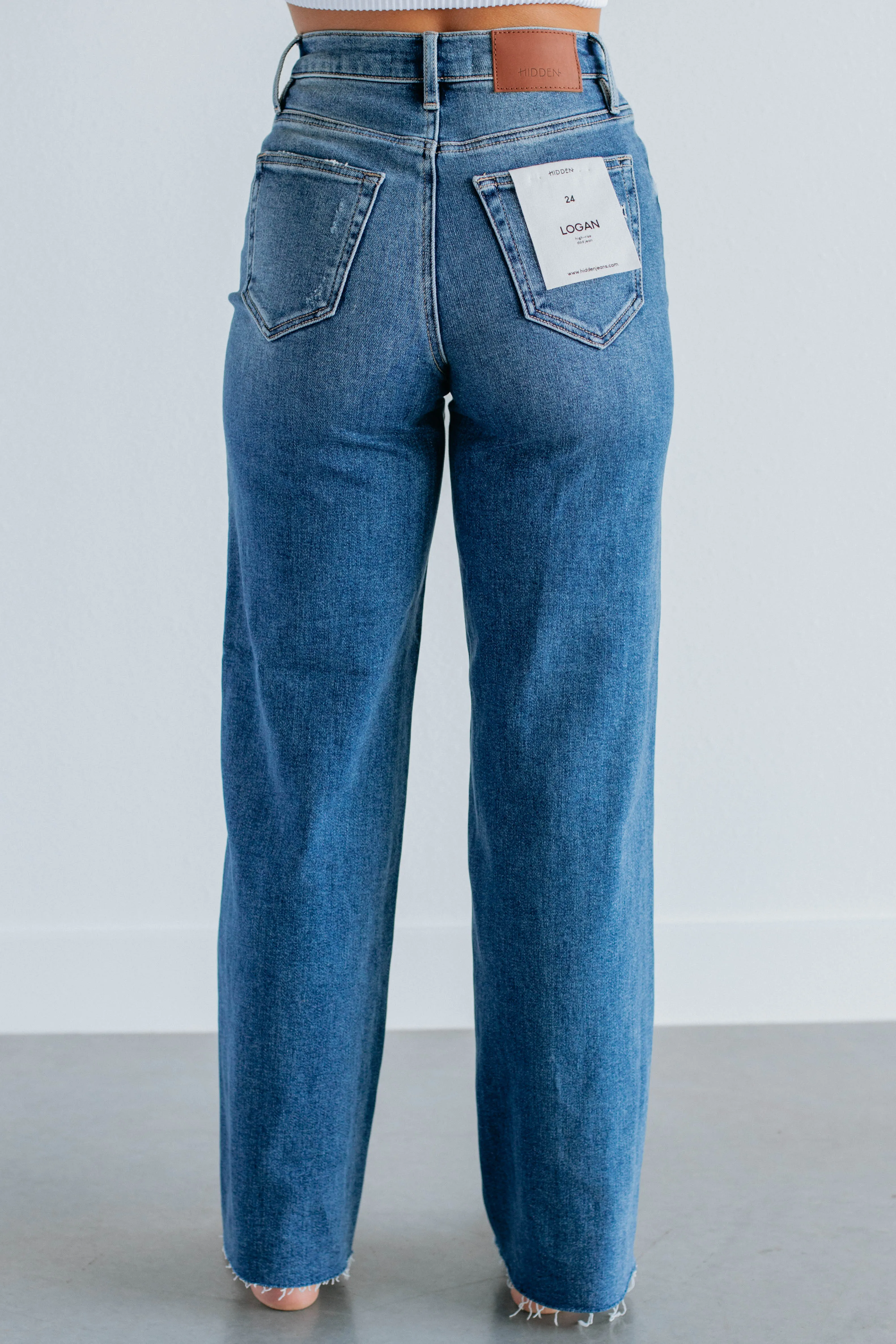 Logan Hidden Jeans - Medium Wash,Jeans Women