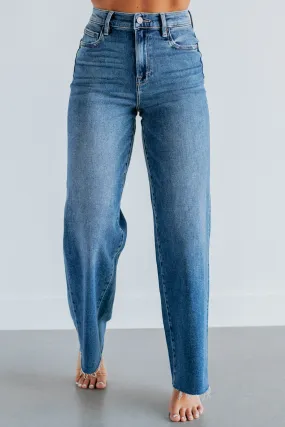 Logan Hidden Jeans - Medium Wash,Jeans Women
