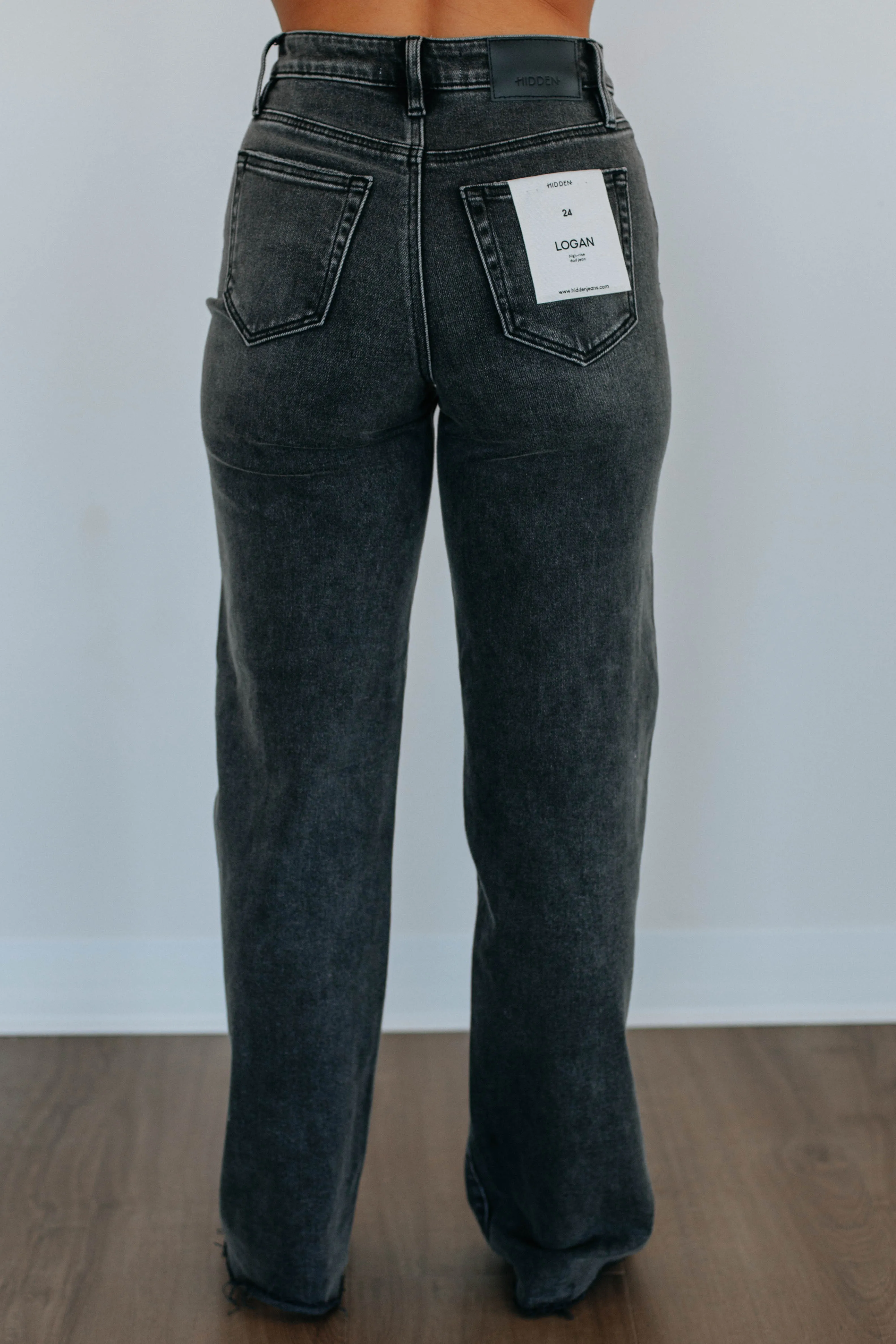 Logan Hidden Jeans - Vintage Black,Jeans Women