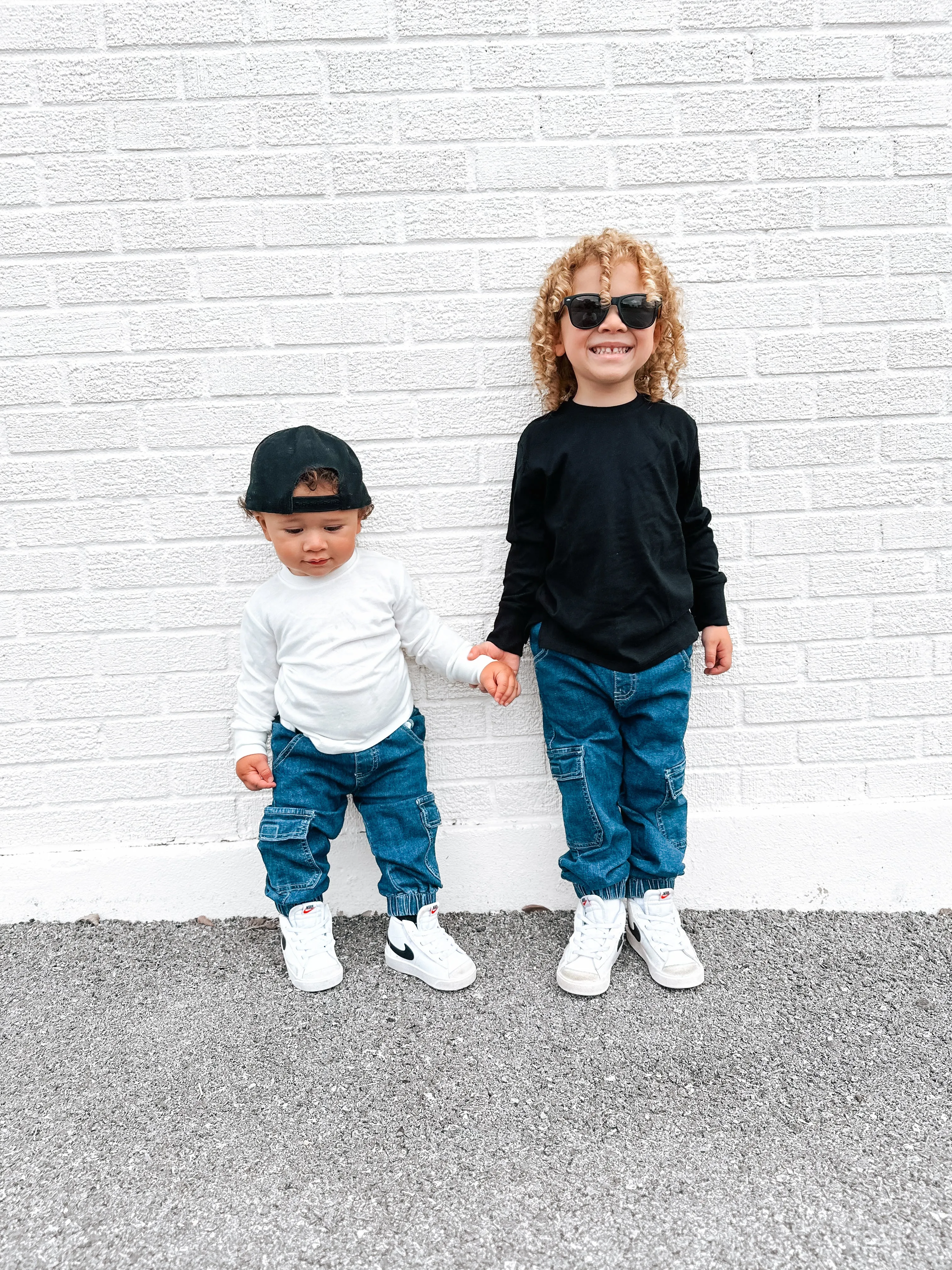 Long Sleeve Elevated Tee 3-Pack - Monochrome,Kids