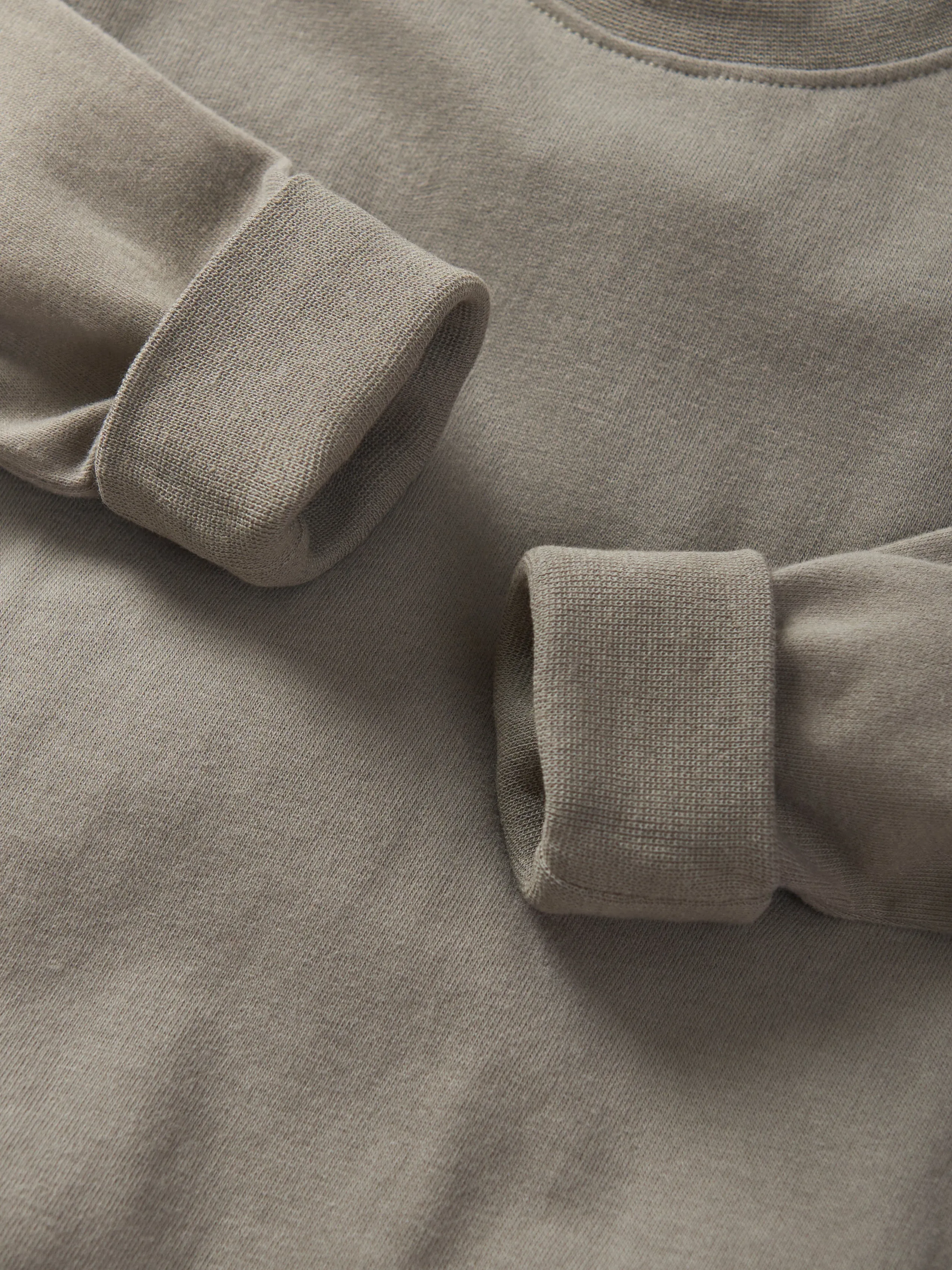 Long Sleeve Elevated Tee - Army Green,Kids