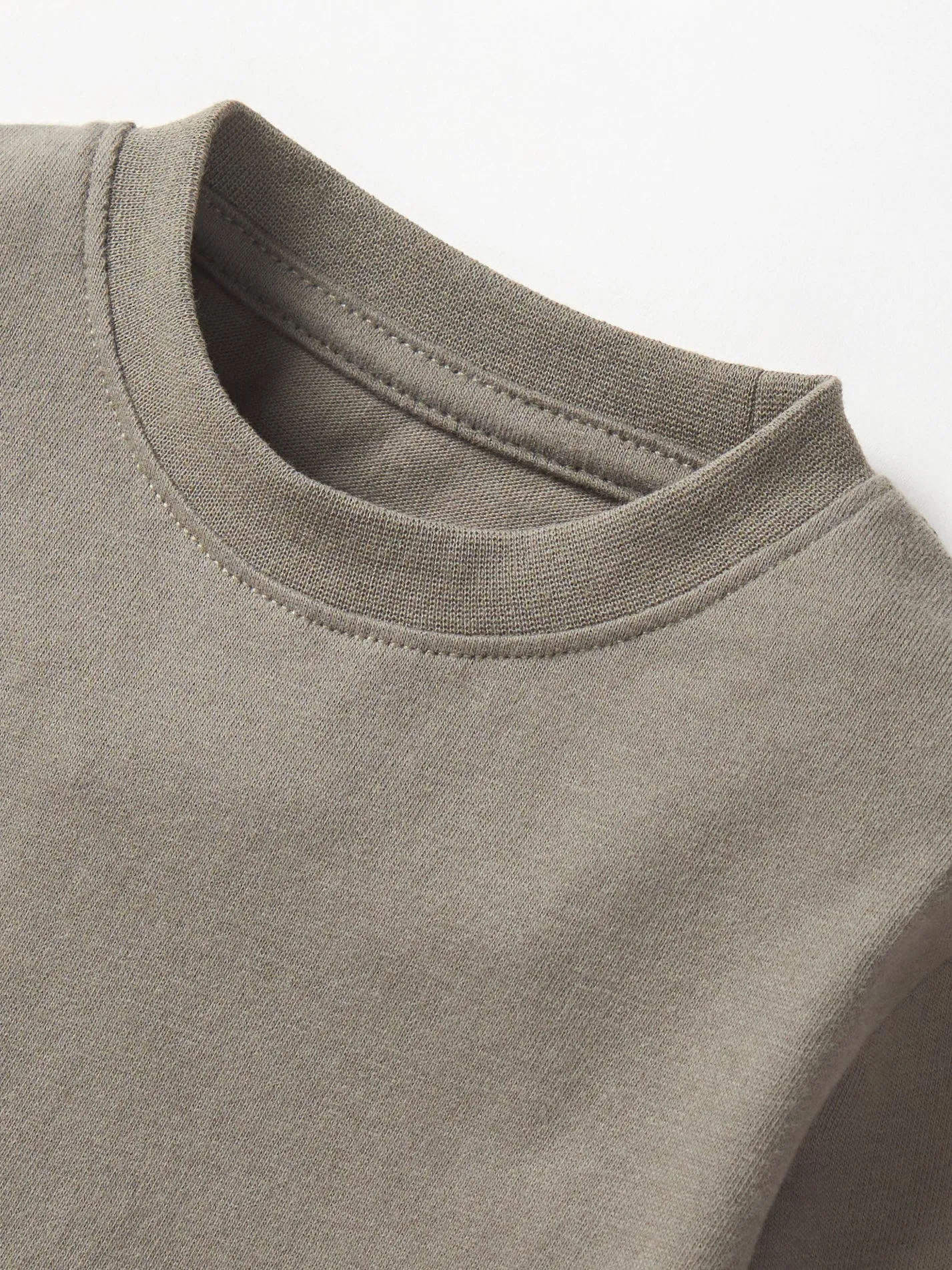 Long Sleeve Elevated Tee - Army Green,Kids