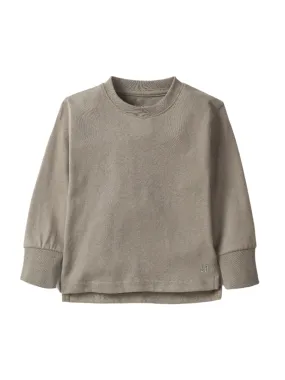Long Sleeve Elevated Tee - Army Green,Kids