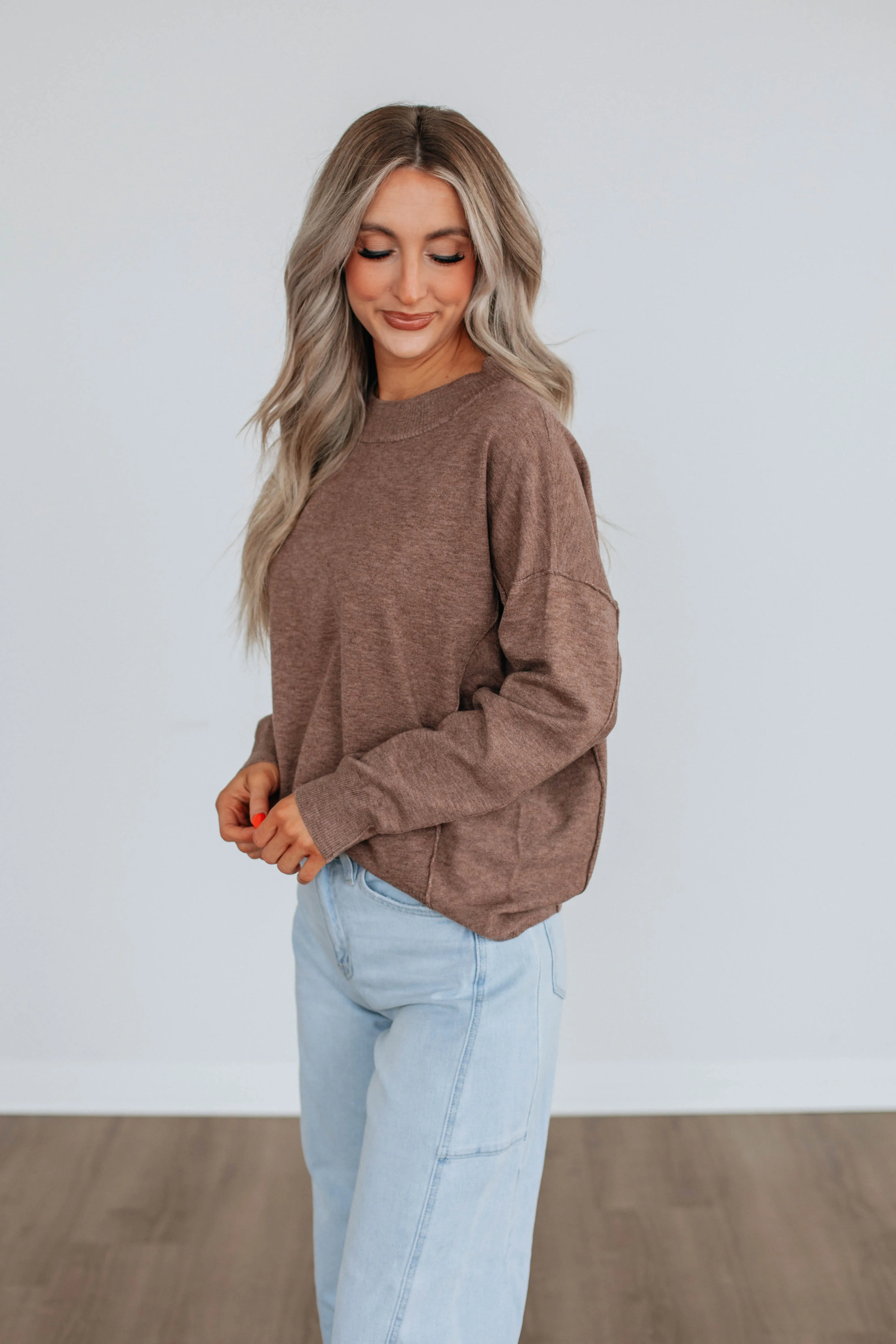 Loriella Sweater - Mocha,Women Sweater