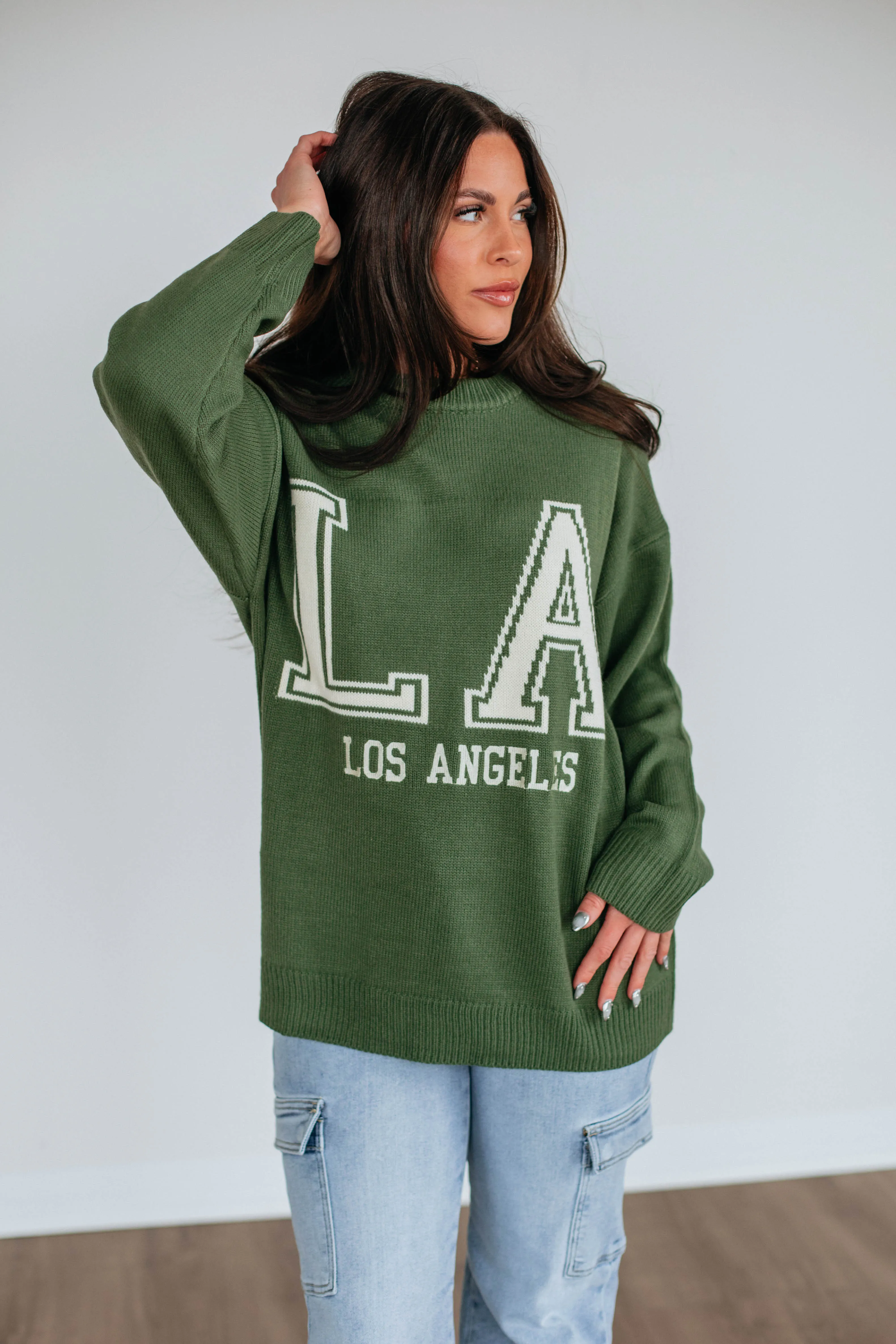 Los Angeles Knit Sweater,Women Sweater