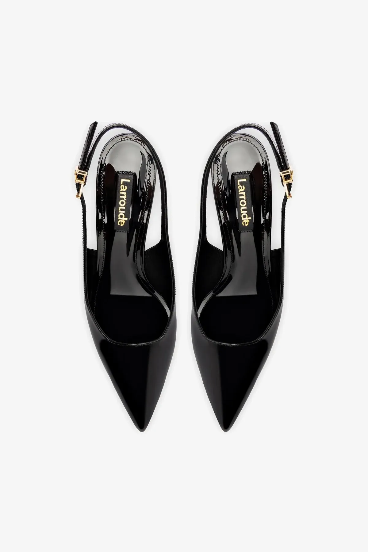 Loulou Pump In Black Patent Leather,Women Heel