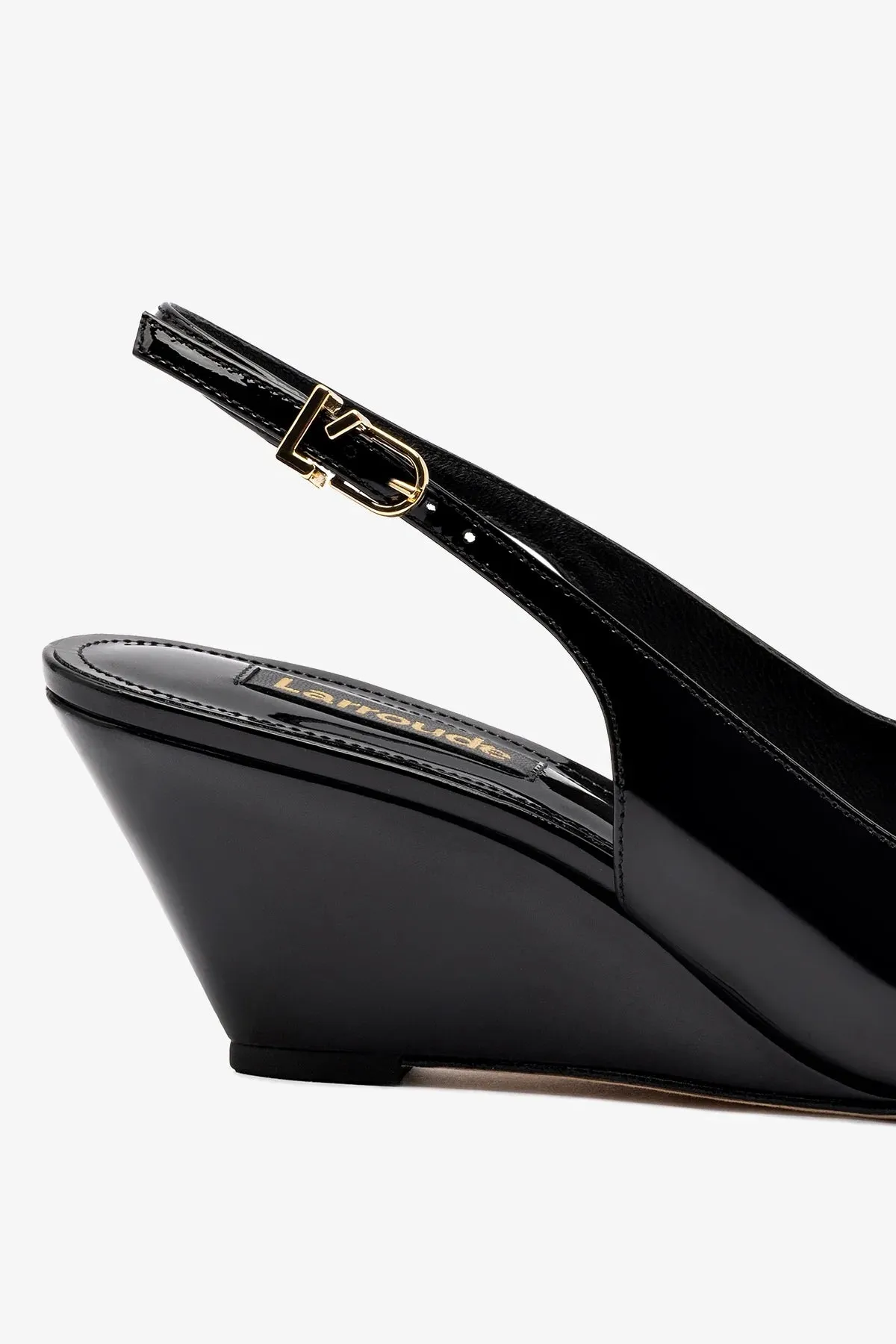 Loulou Pump In Black Patent Leather,Women Heel