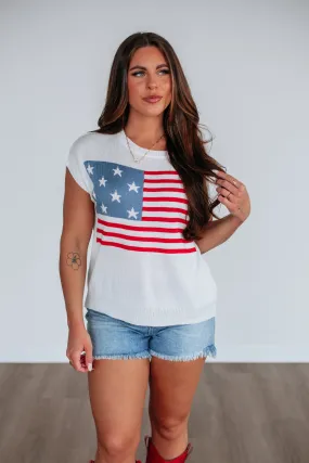 Made In America Knit Top,Women Sweater