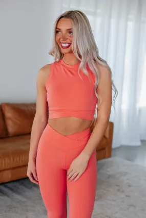 Mallory Crossover Tank - Watermelon,Women Tank