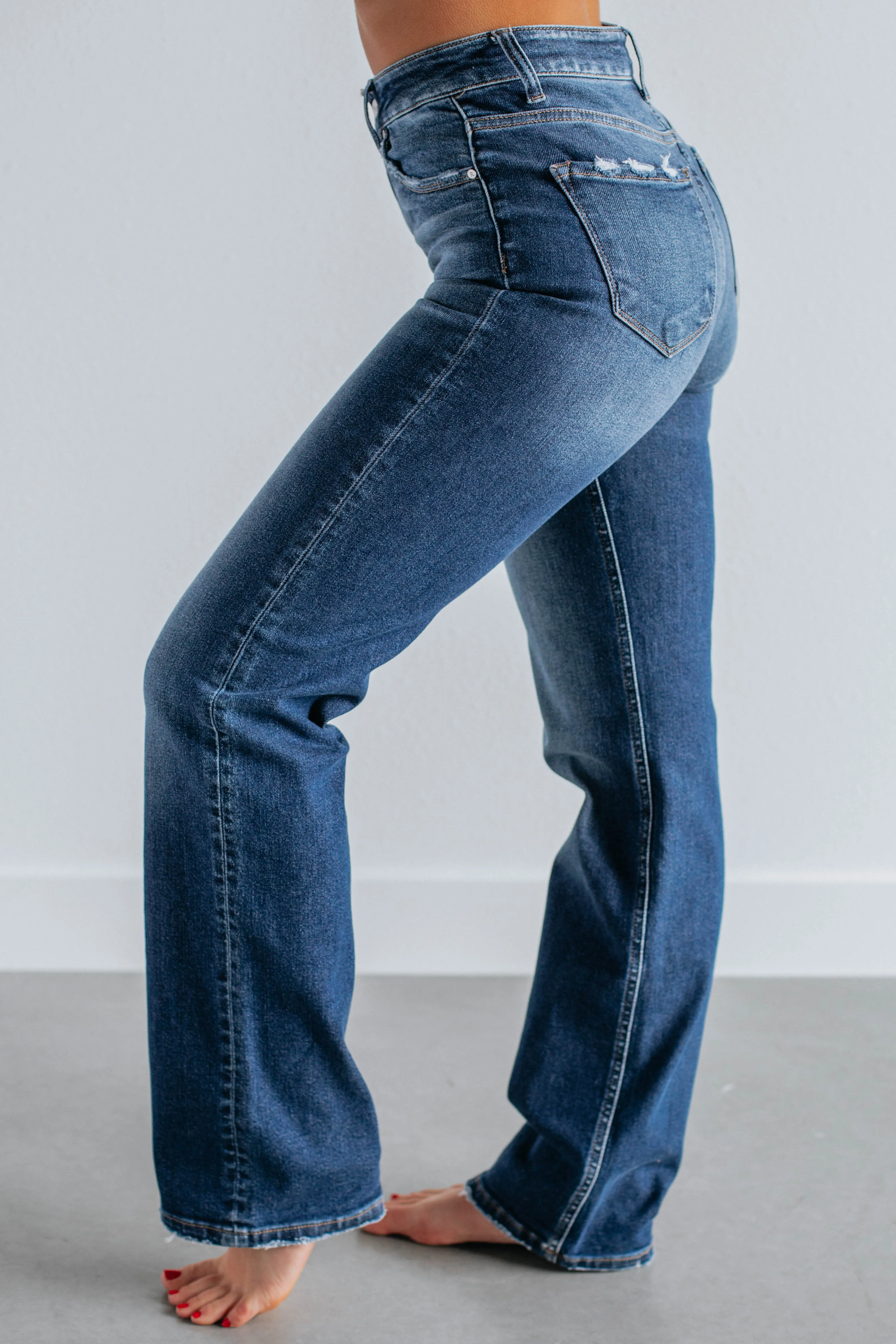 Maranie Risen Jeans - Dark Wash,Jeans Women