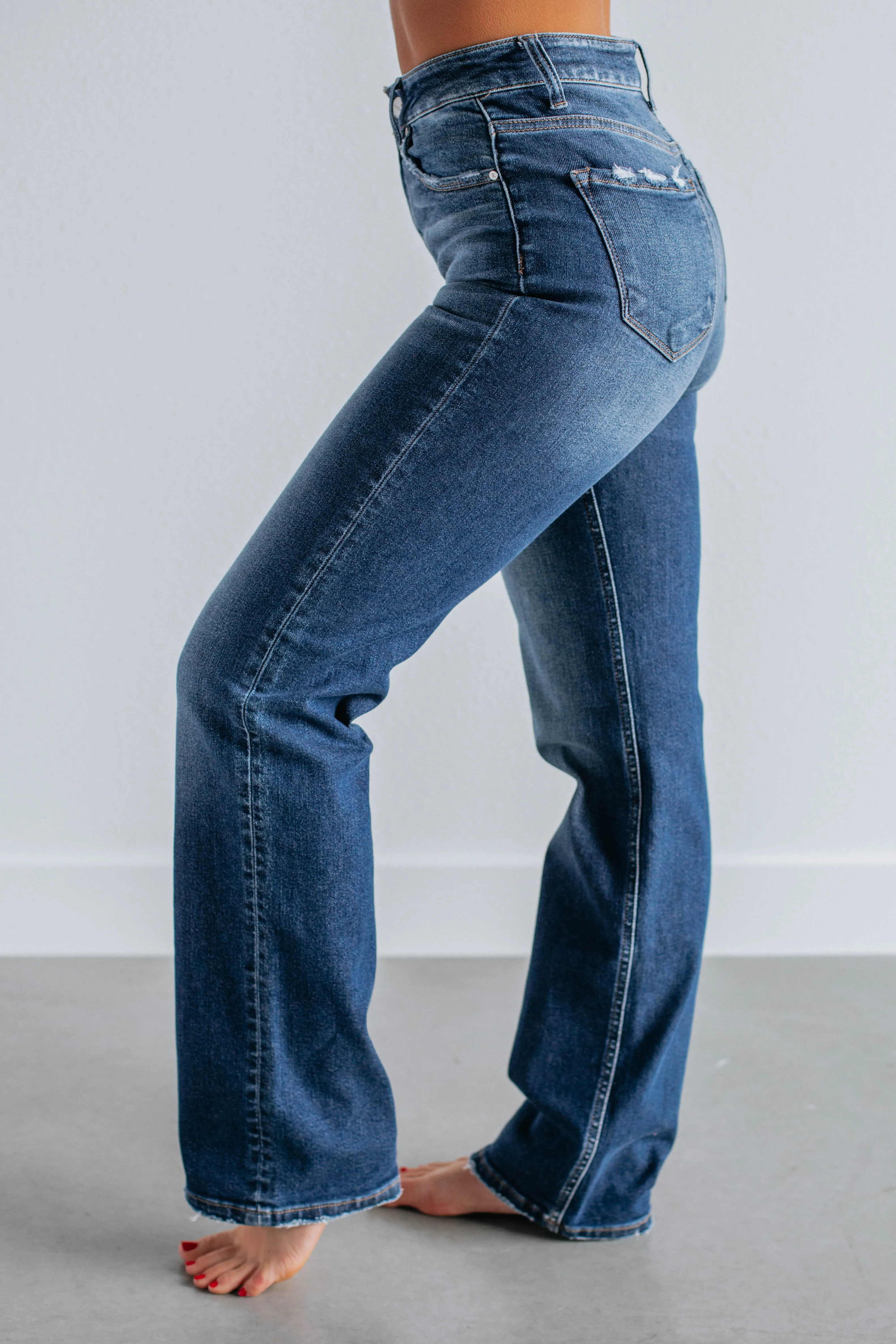 Maranie Risen Jeans - Dark Wash,Jeans Women