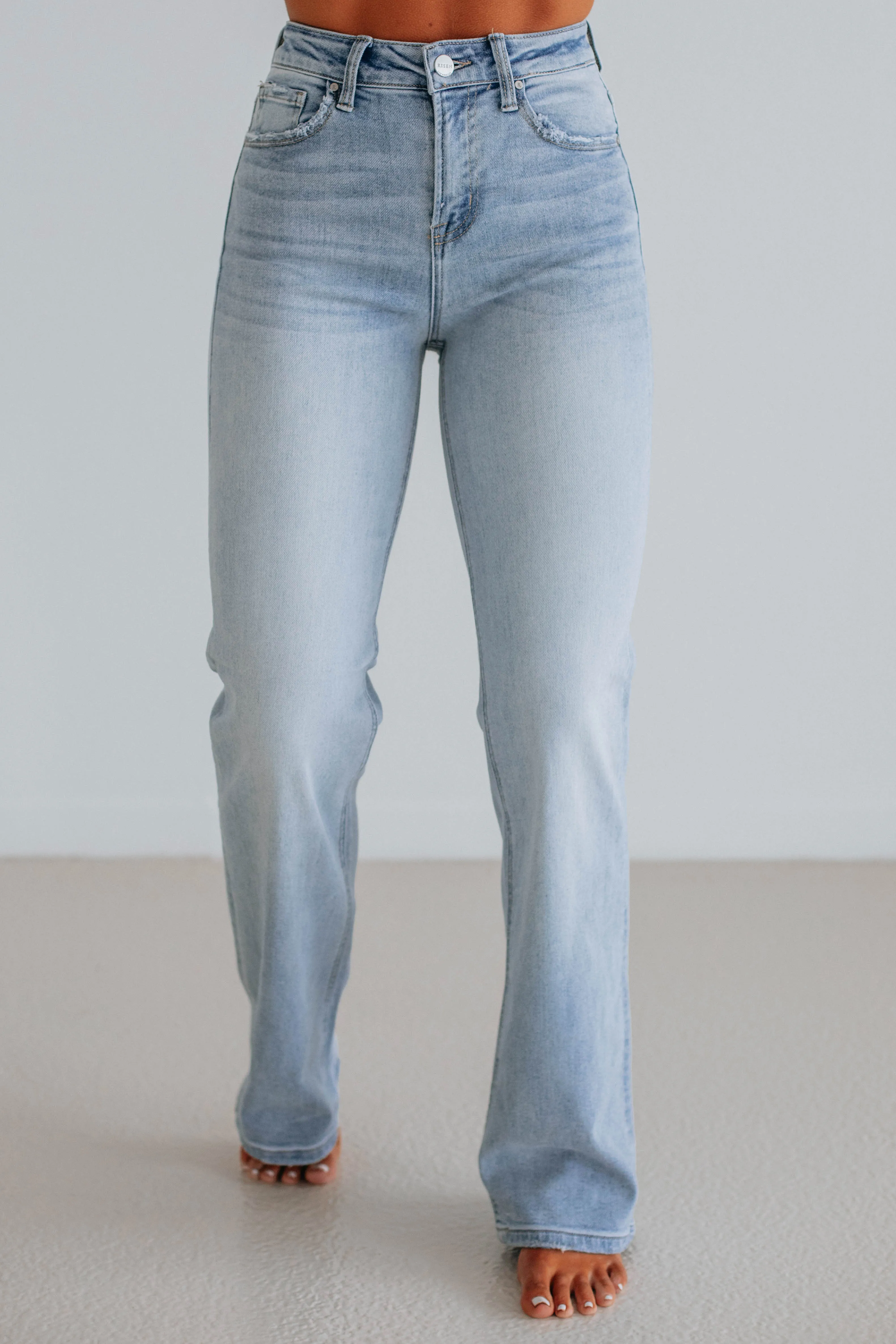 Maranie Risen Jeans - Light Wash,Jeans Women