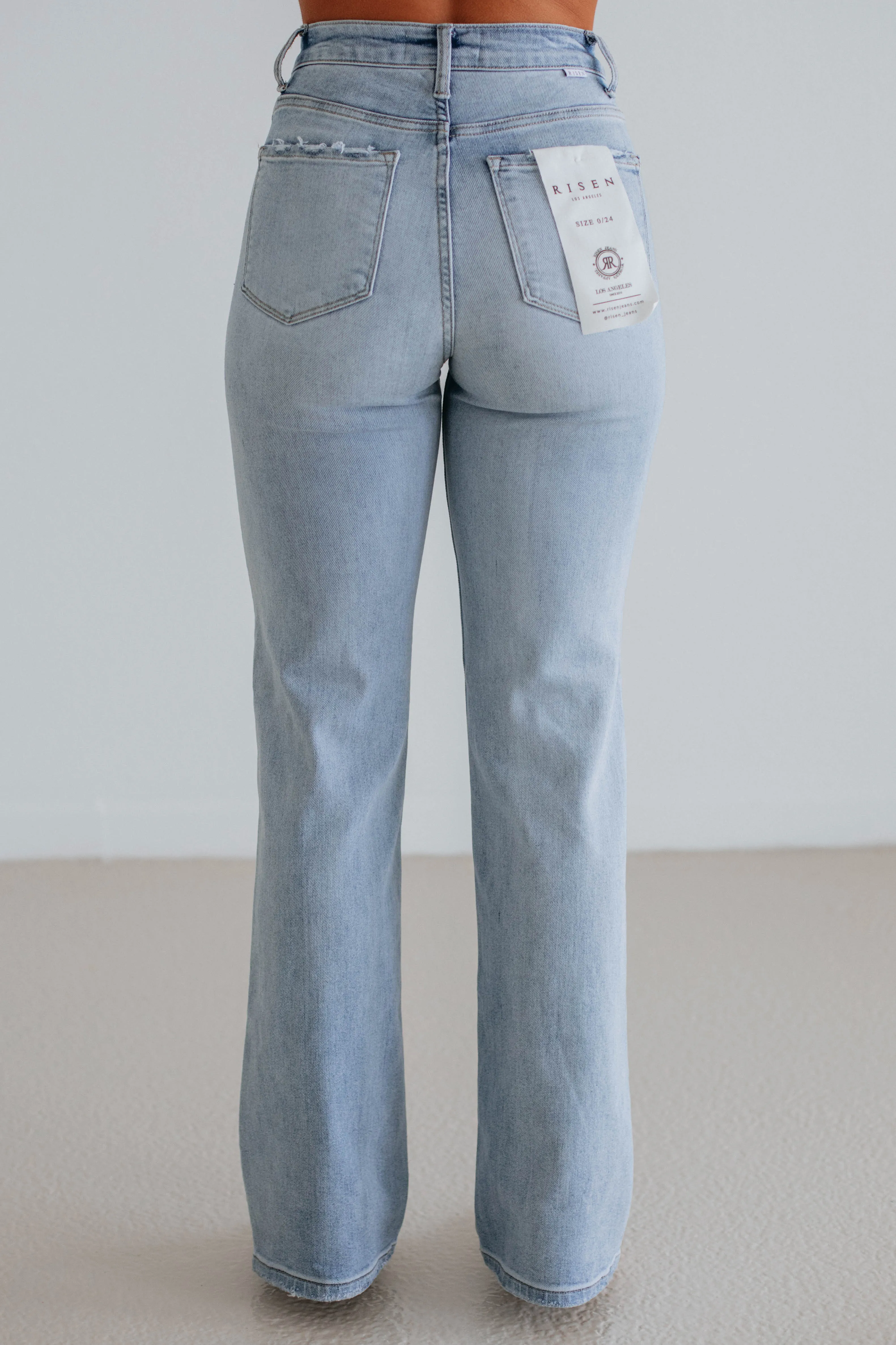 Maranie Risen Jeans - Light Wash,Jeans Women