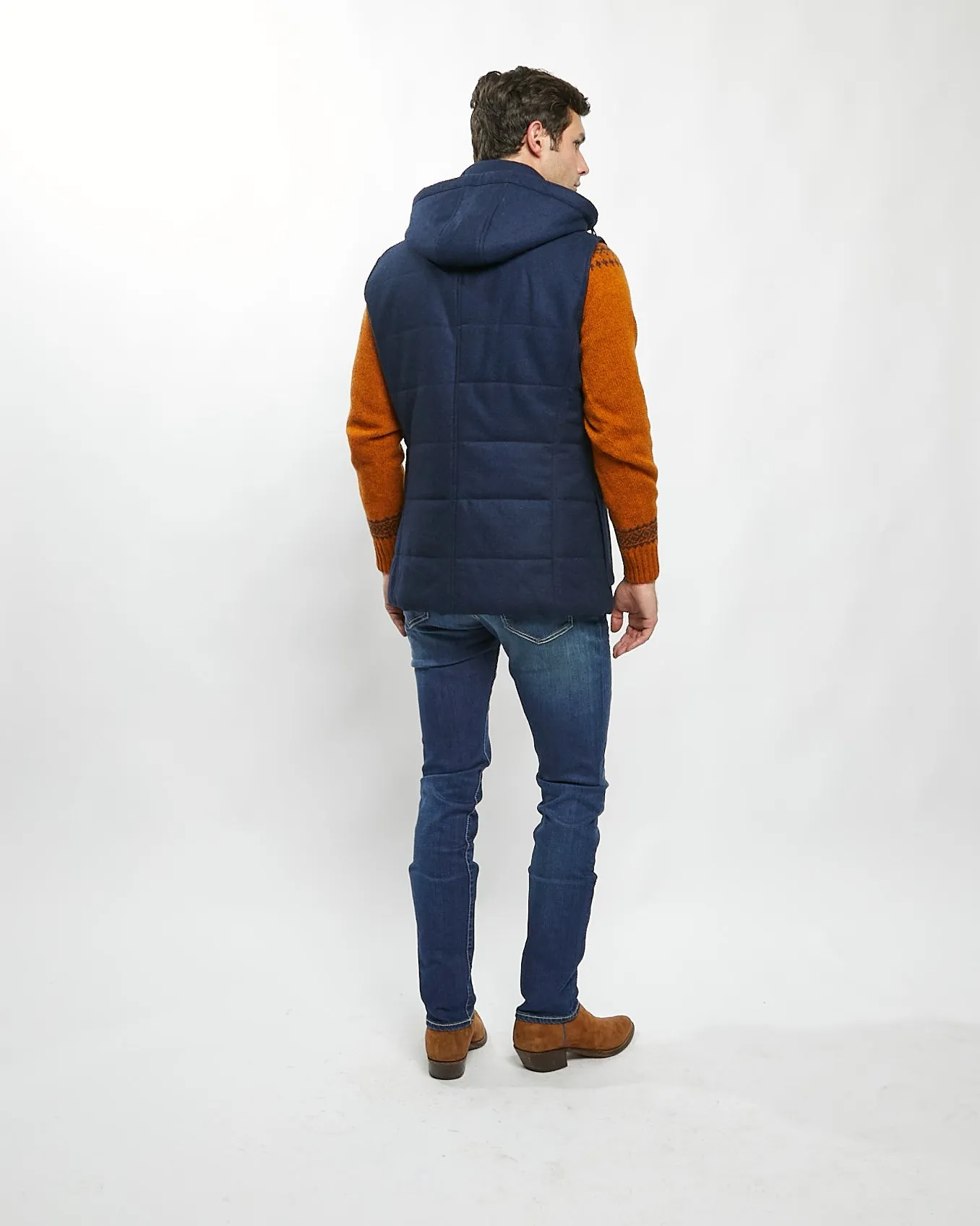 Maund Gilet in Navy,Men