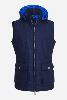 Maund Gilet in Navy,Men
