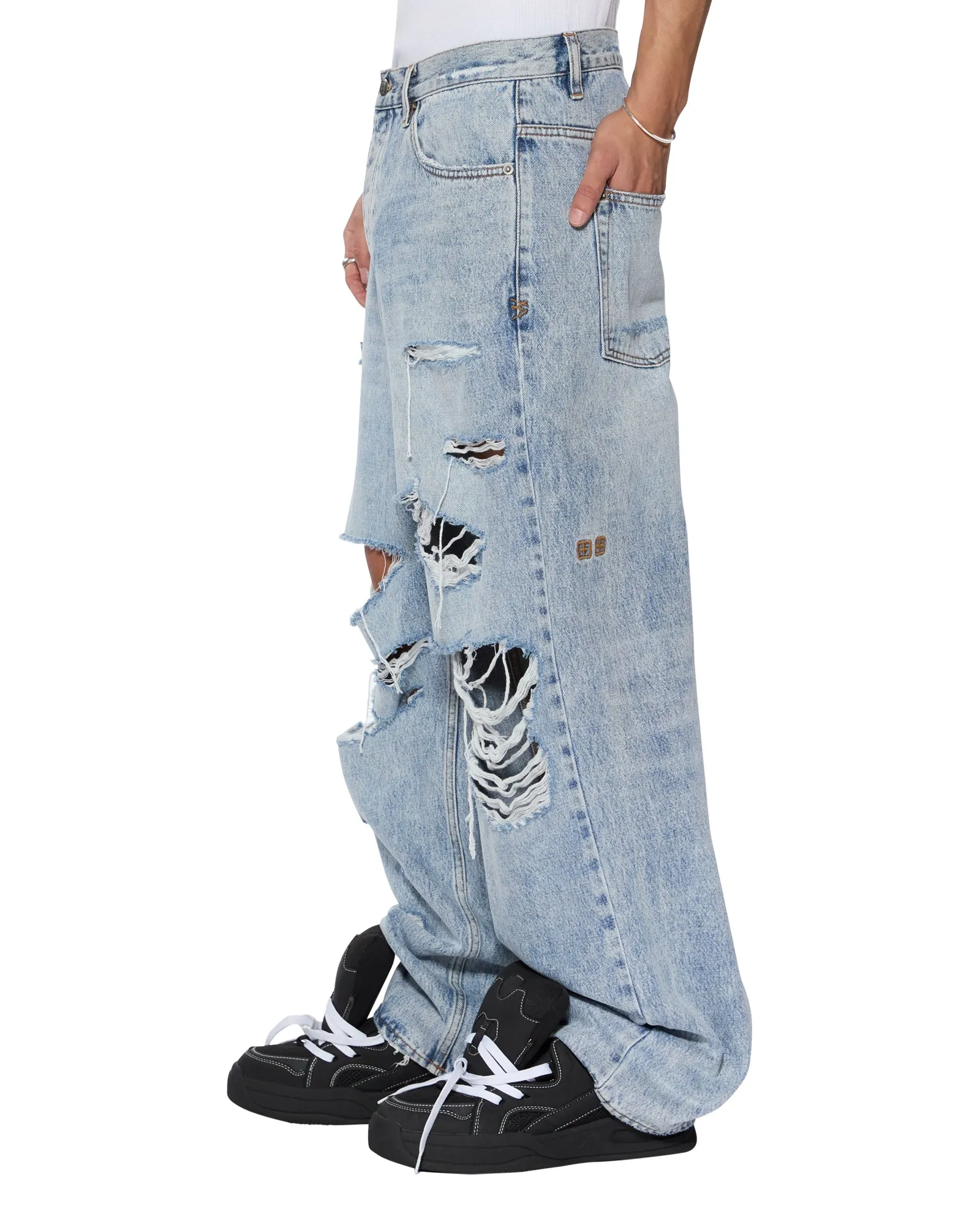 MAXX BUNKER BLUE TRASHED,Jeans