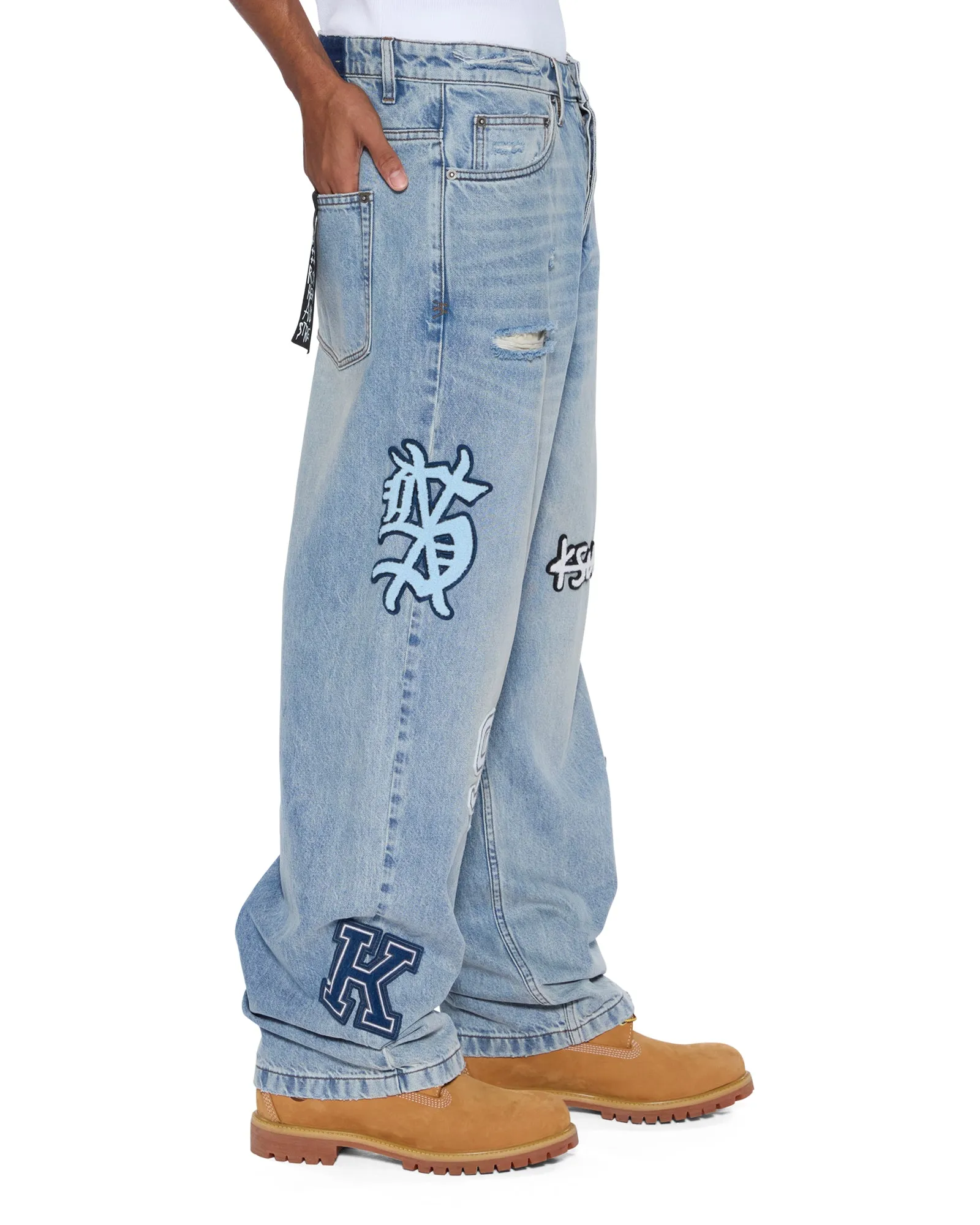MAXX STRIKER PATCHED,Jeans