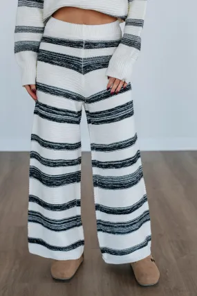Maygan Striped Sweater Pants,Women Sweater