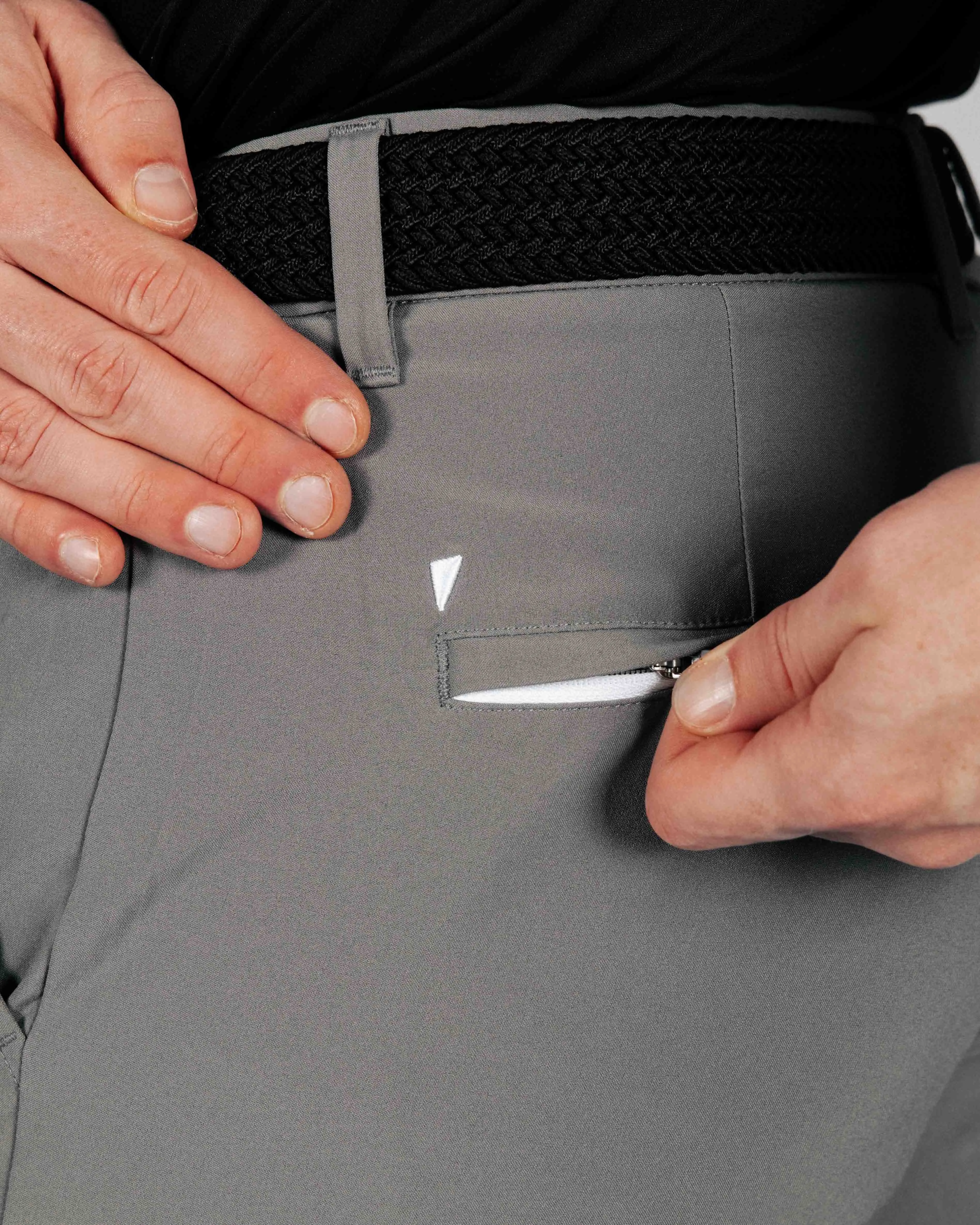 Men's Ash Gray Golf Jogger,Pants