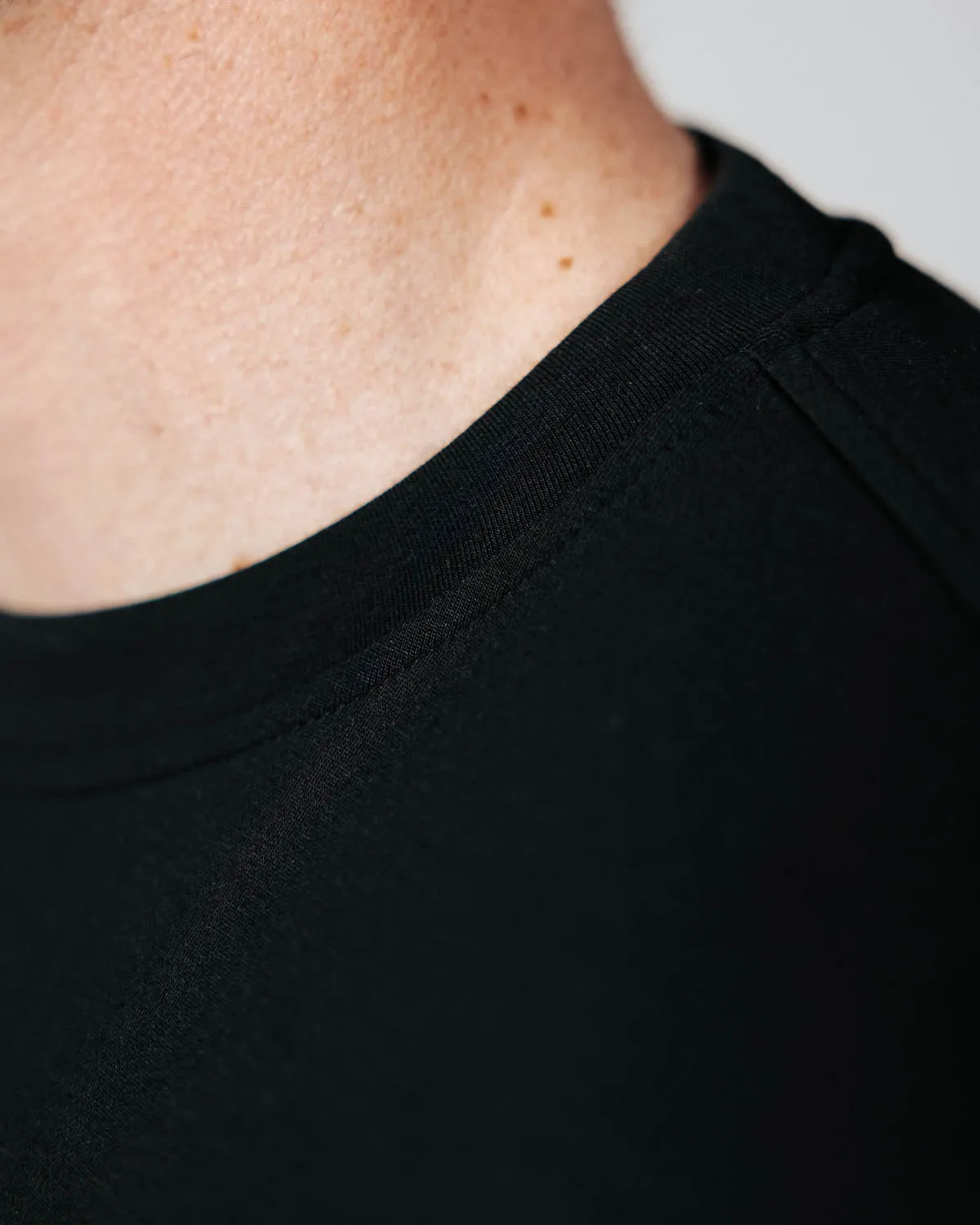 Men's Black Golf Crew Neck,Men