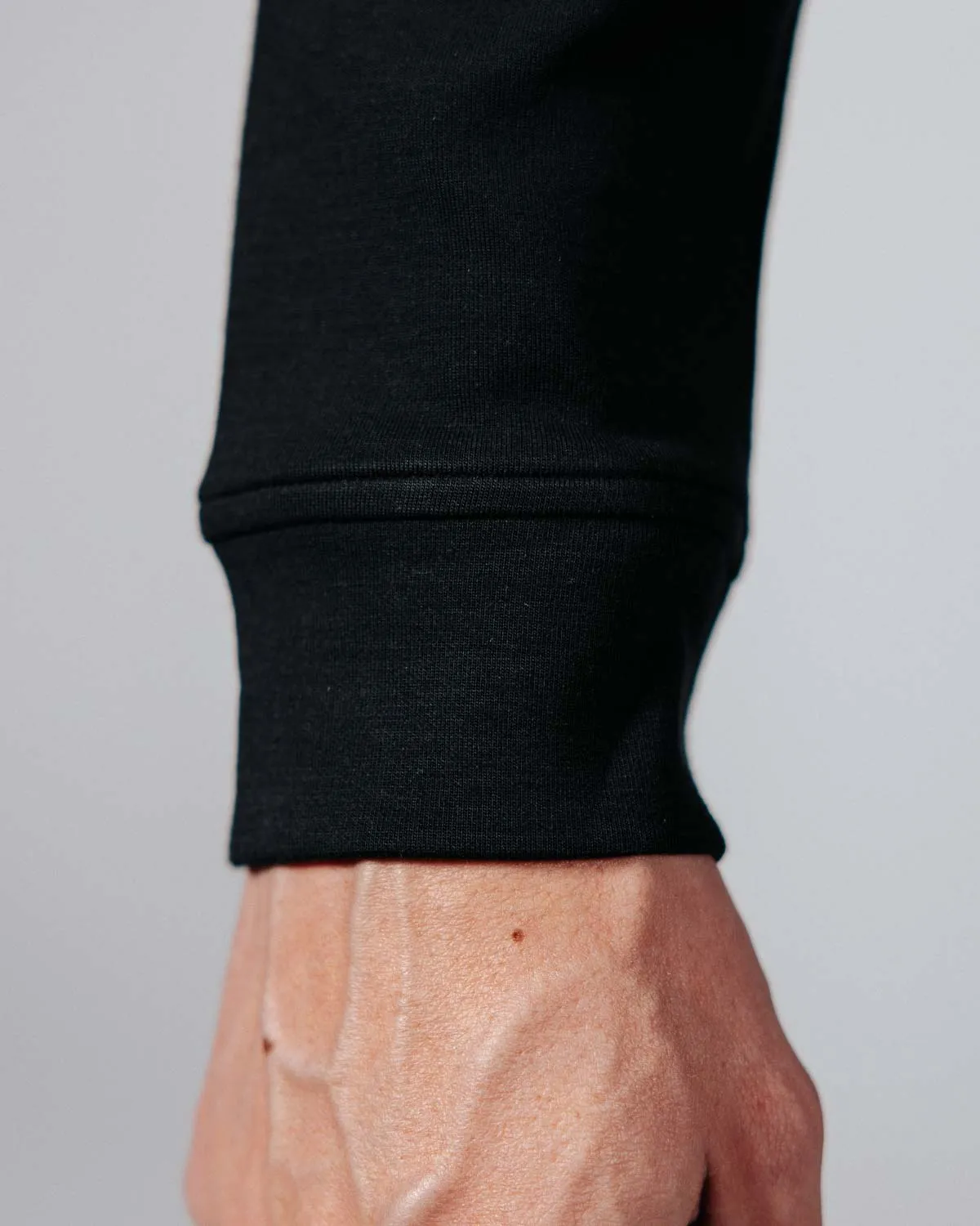 Men's Black Golf Crew Neck,Men