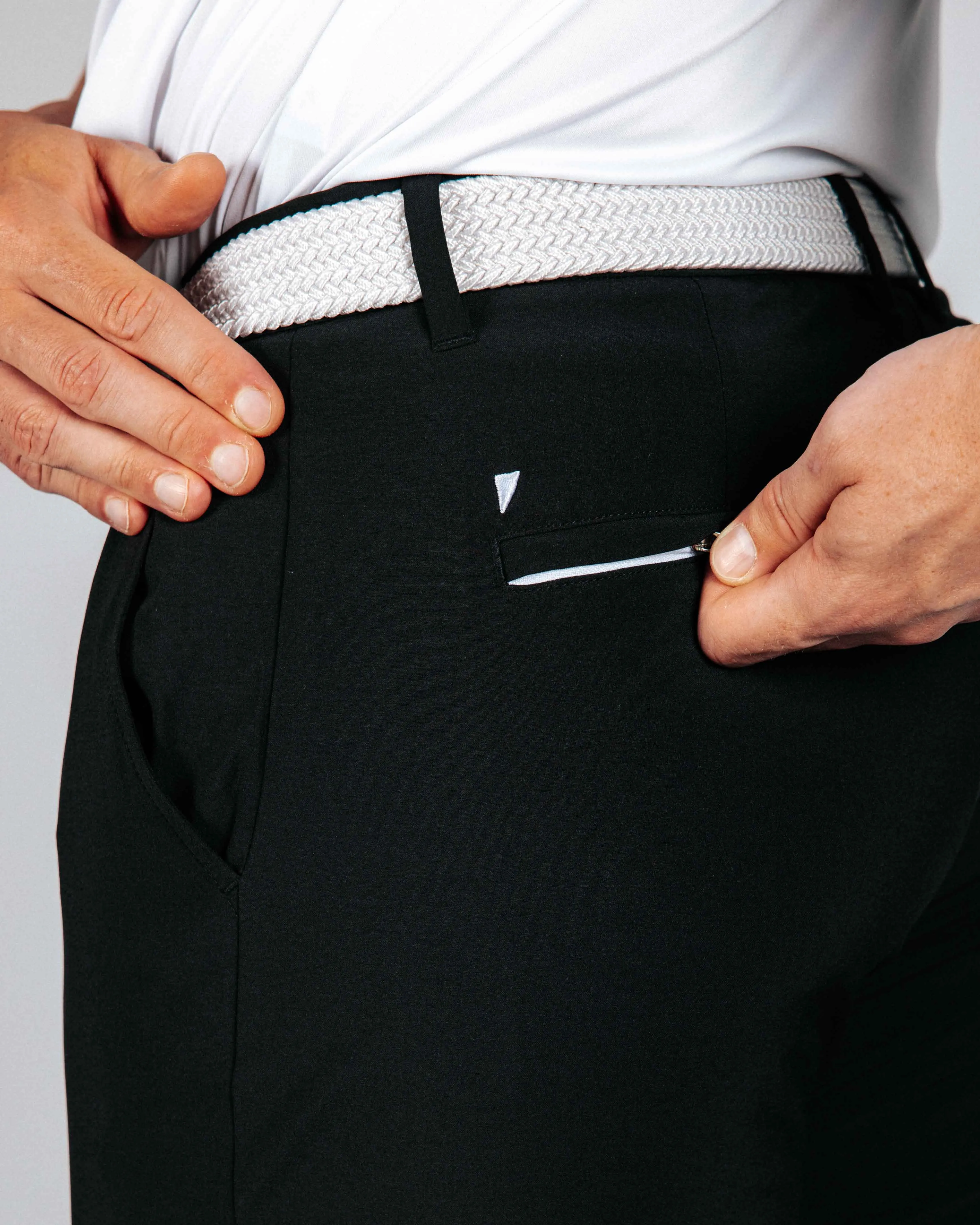 Men's Black Golf Jogger,Pants