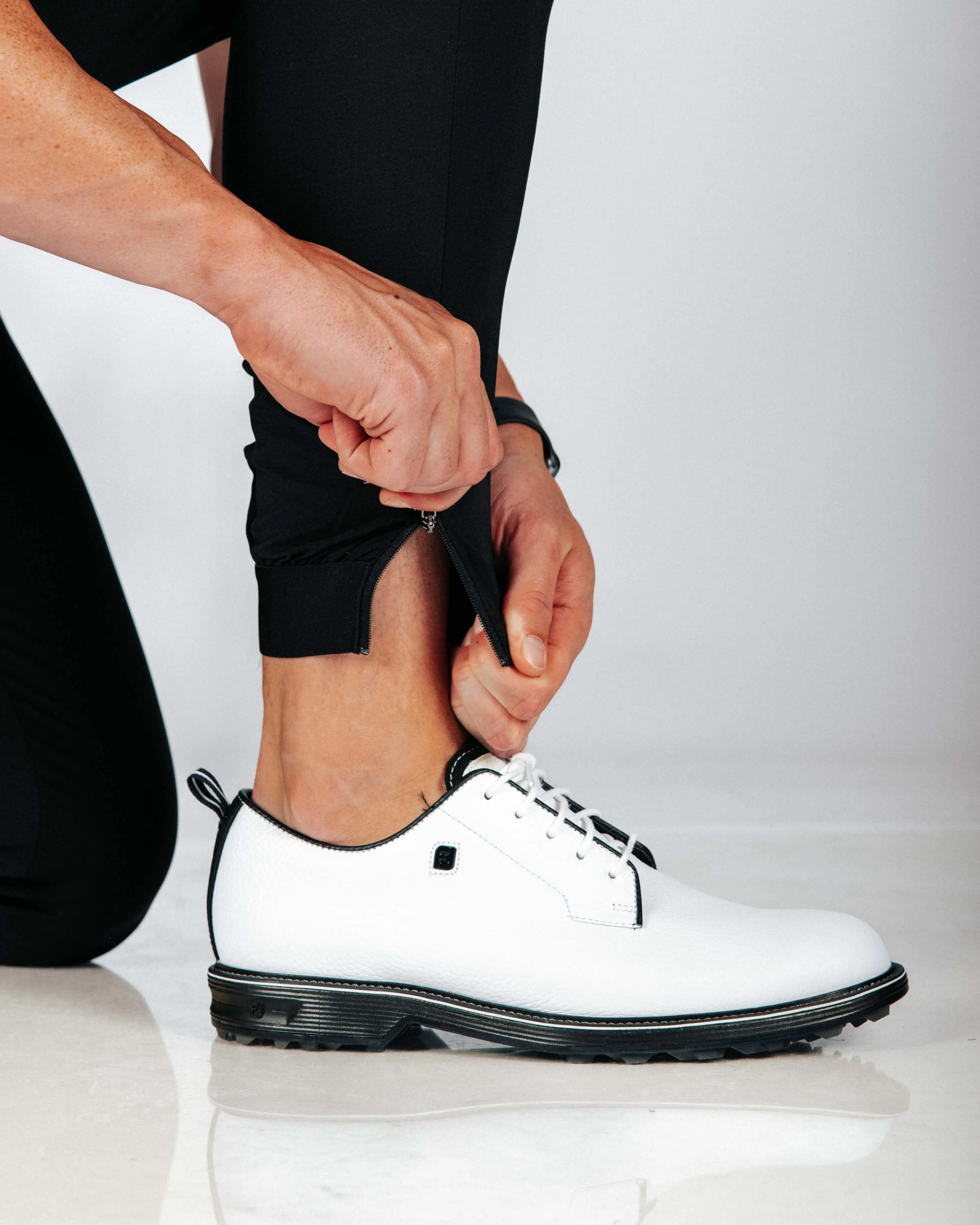 Men's Black Golf Jogger,Pants