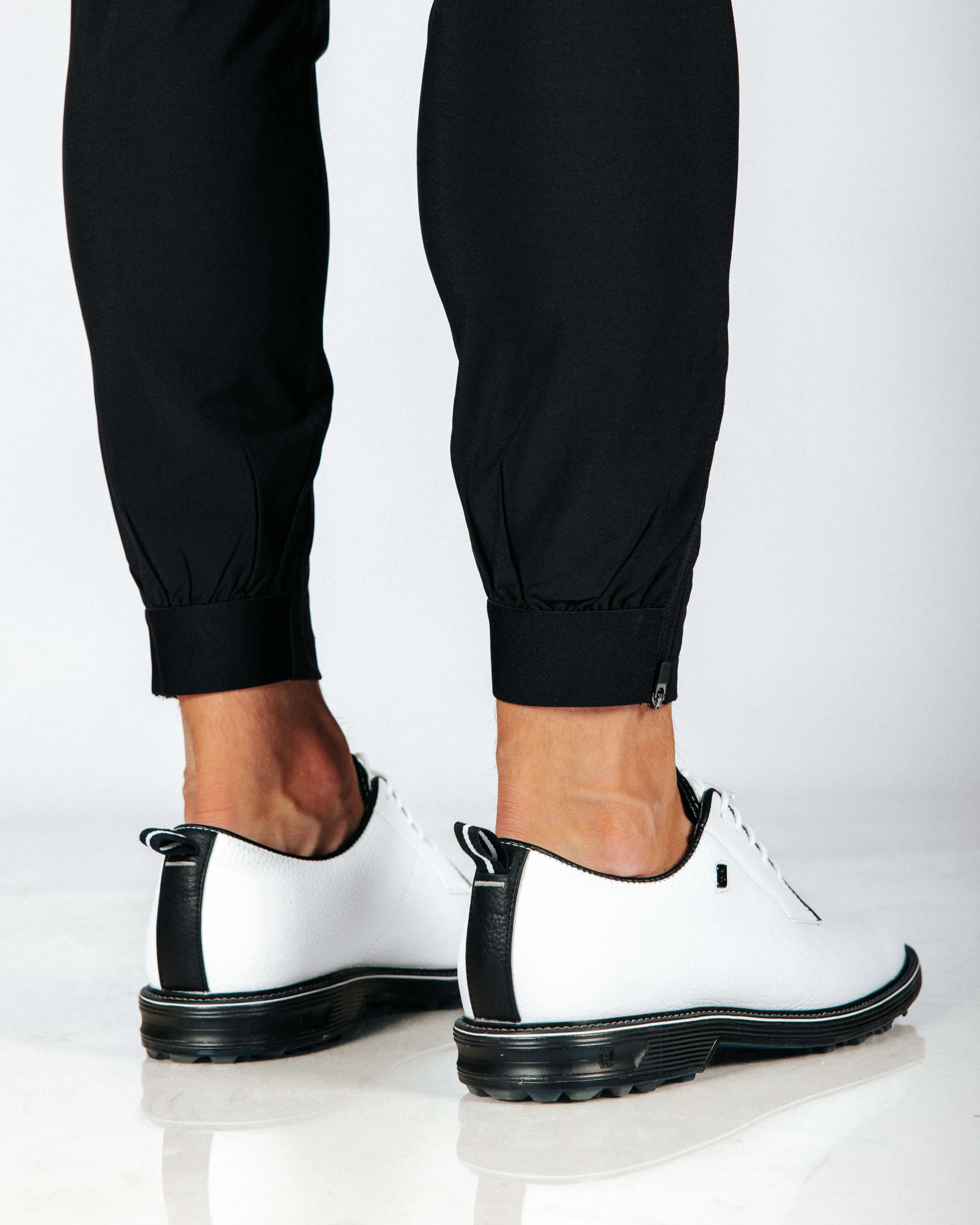 Men's Black Golf Jogger,Pants