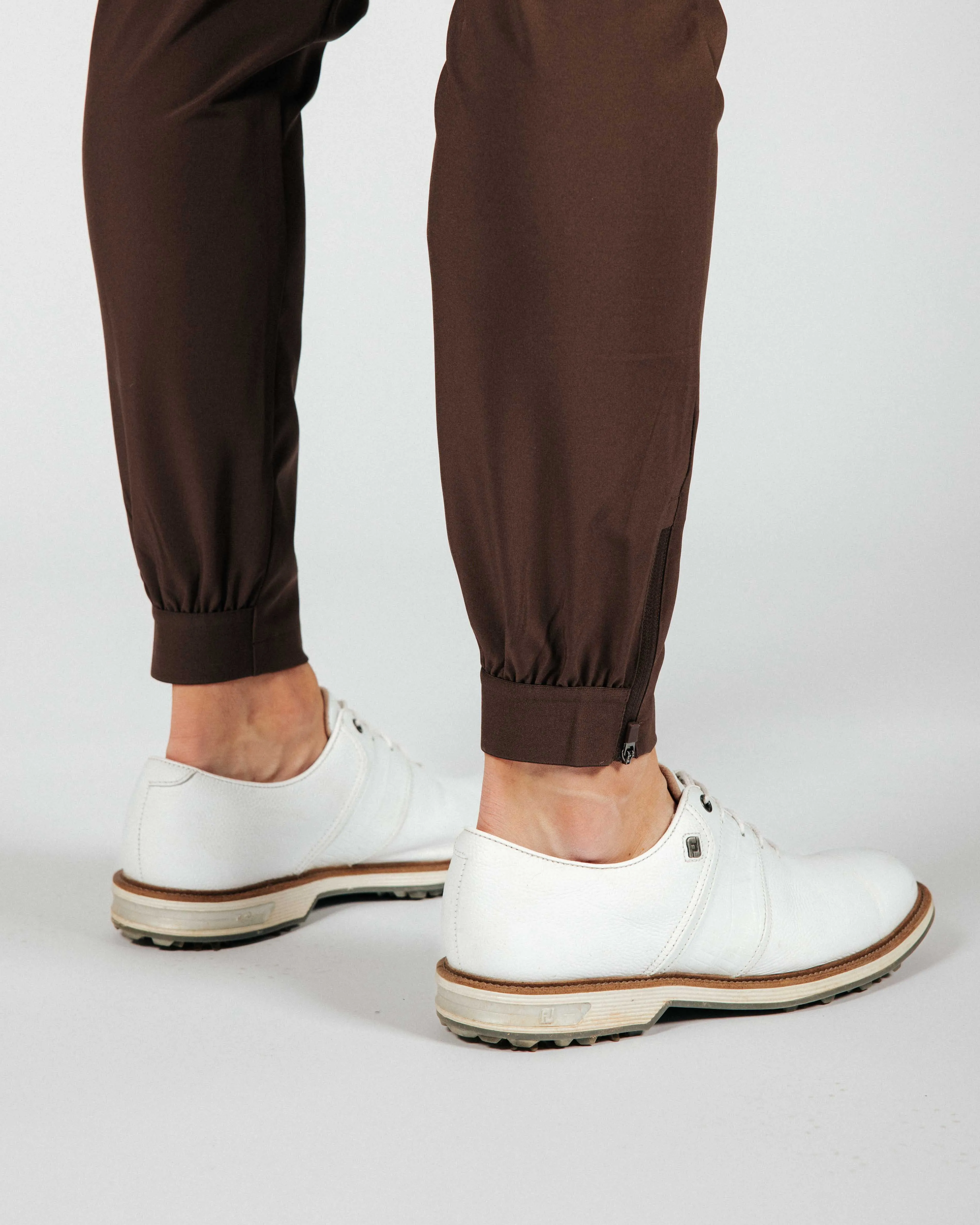 Men's Brown Golf Jogger,Pants