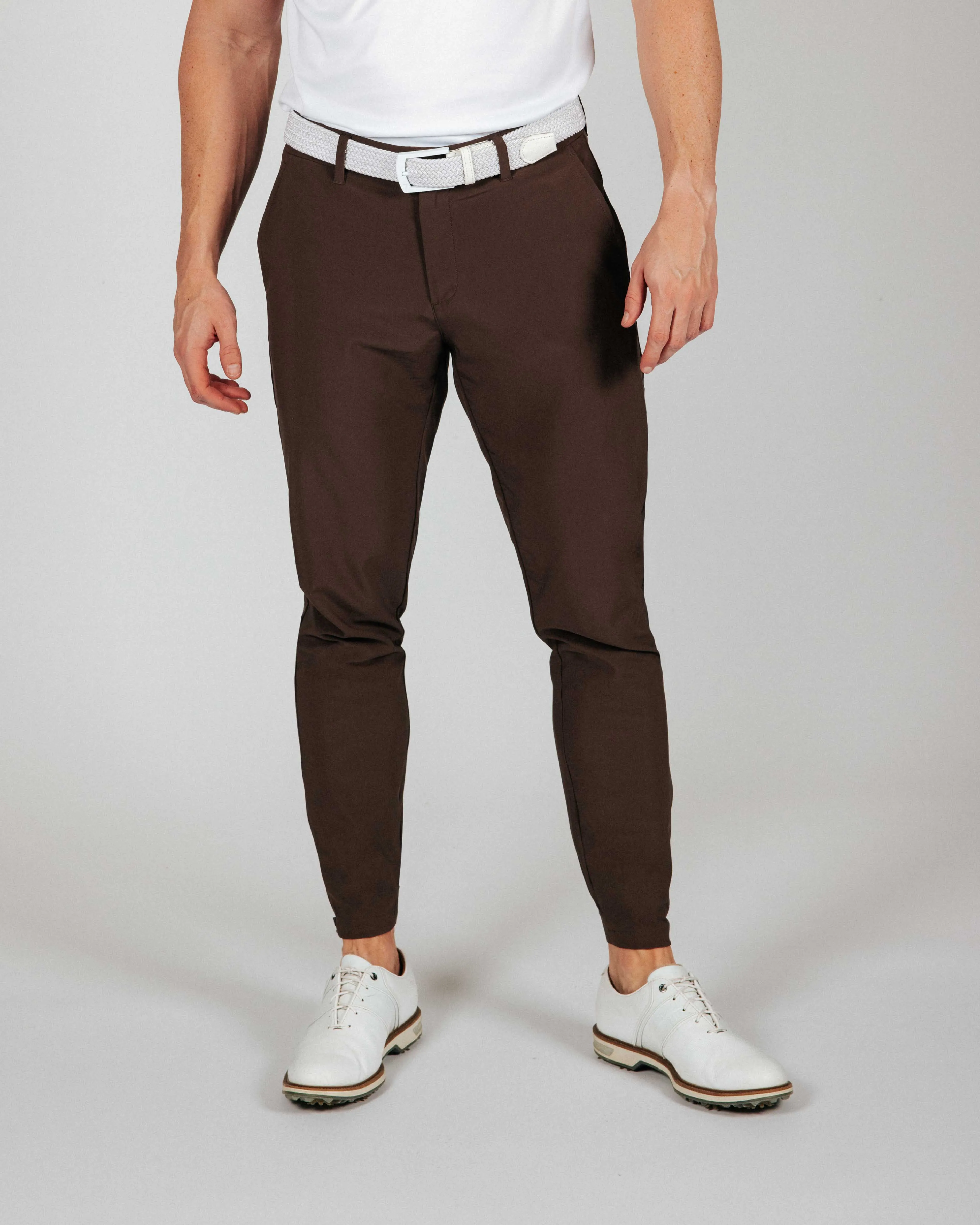 Men's Brown Golf Jogger,Pants
