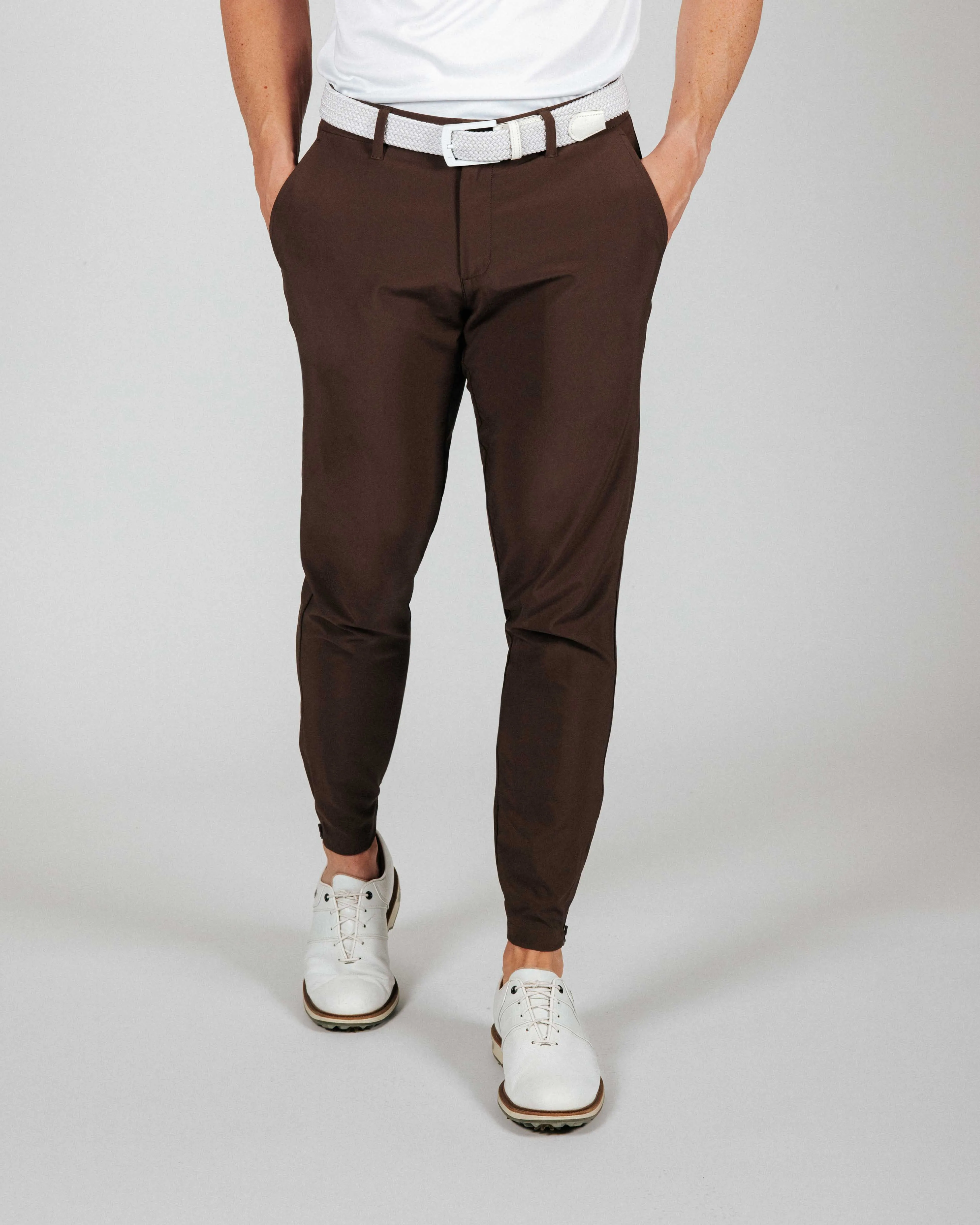 Men's Brown Golf Jogger,Pants
