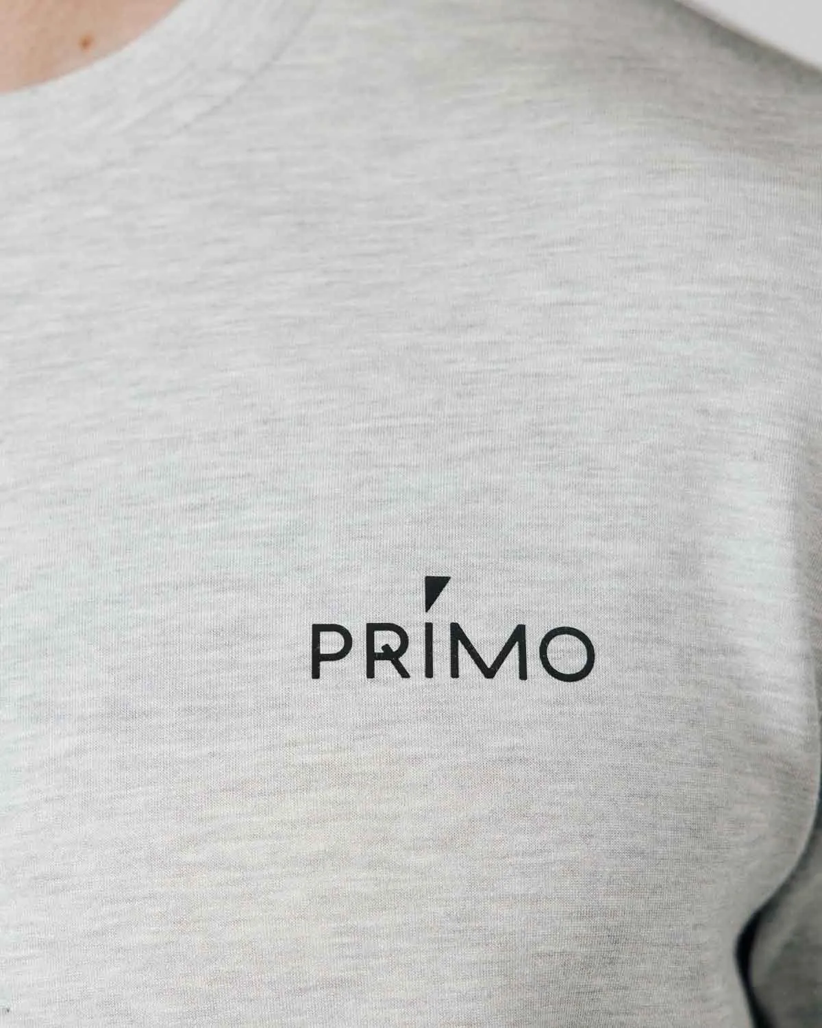 Men's Heather Gray Golf Crew Neck,Men